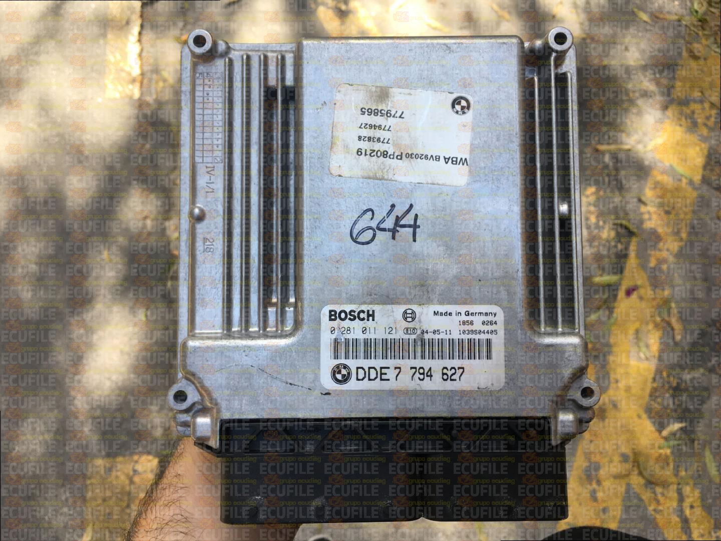 BOSCH EDC16C1-4.4 0281011121 BMW E46 E83 330D X3 3.0D 204HP 7794627 13617794627 1037361876