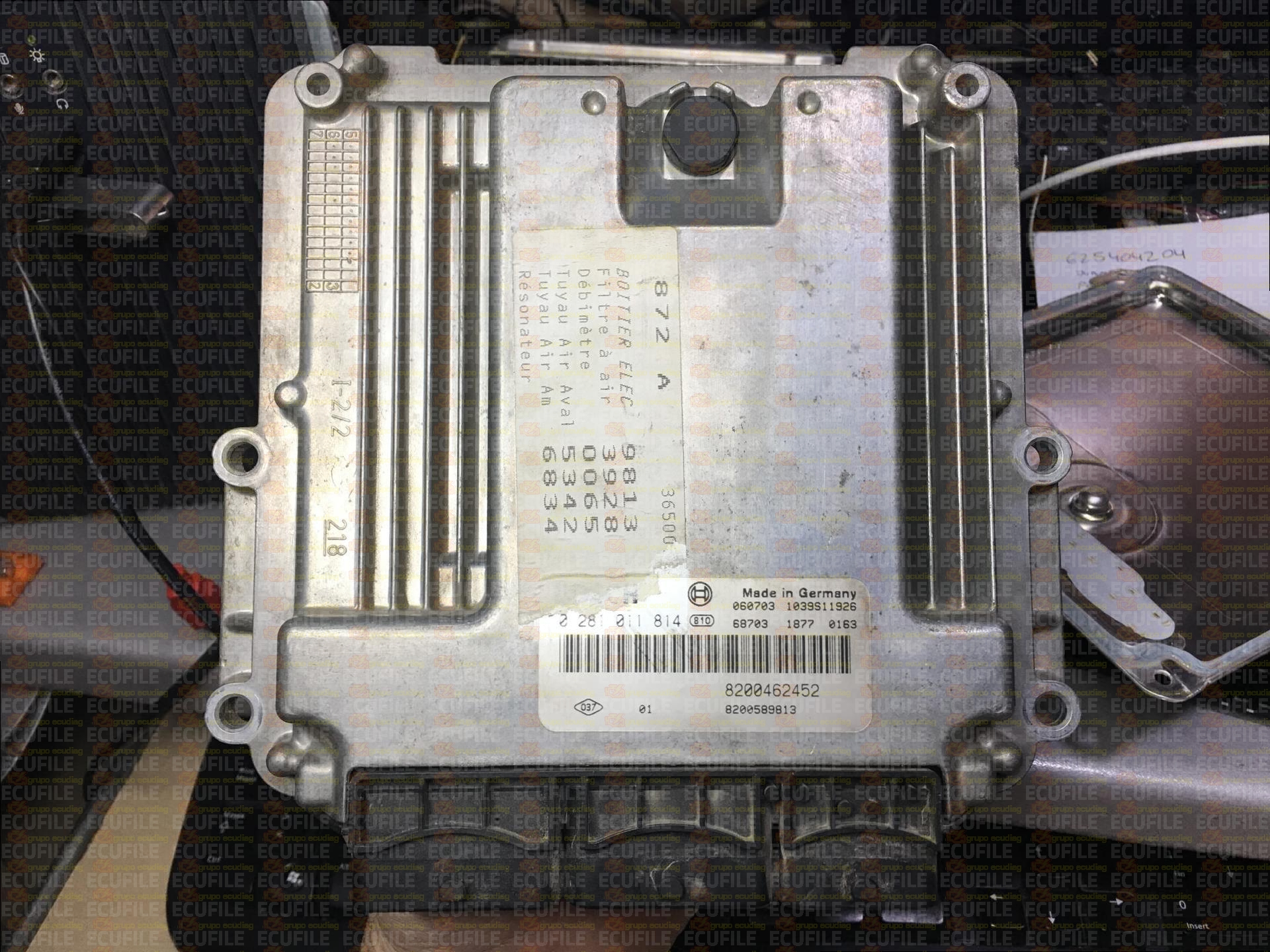 BOSCH EDC16CP33-6.1 0281011814 RENAULT MEGANE II SCENIC 2.0 DCI 150HP 8200462452 8200589813 1037377546-8200791431