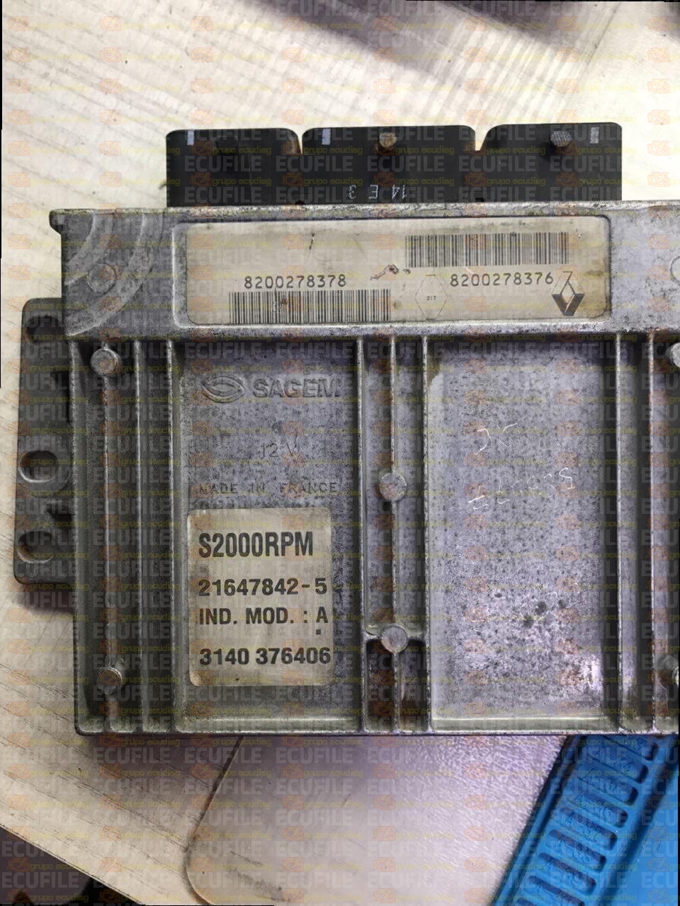 SAGEM S2000RPM 21647842-5 RENAULT LAGUNA II 2.0i 135HP 8200278378 8200278376