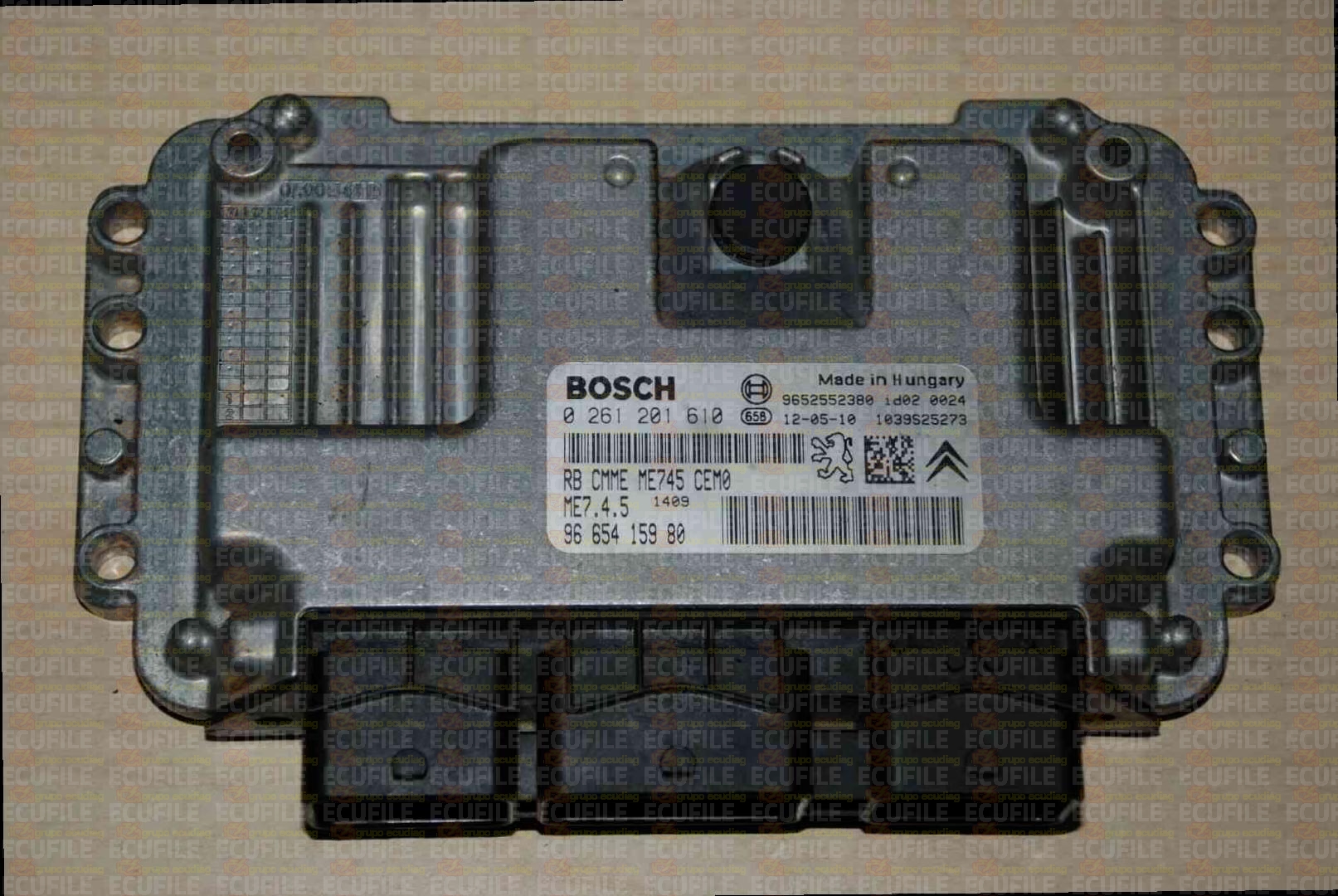 BOSCH ME7.4.5 0261201610 PEUGEOT 307 I 1.6i 109HP 9665415980 1037523965 - 9679072780