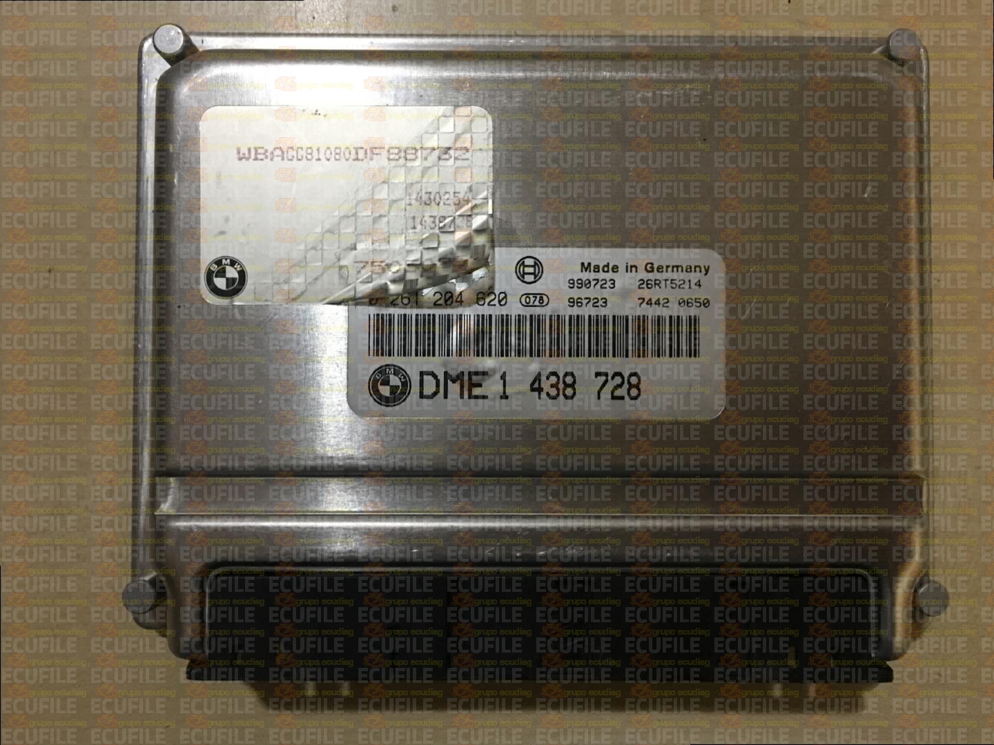 BOSCH ME7.2 0261204620 BMW E39 740i 4.4i V8 32V 286HP 1438728 1037350476