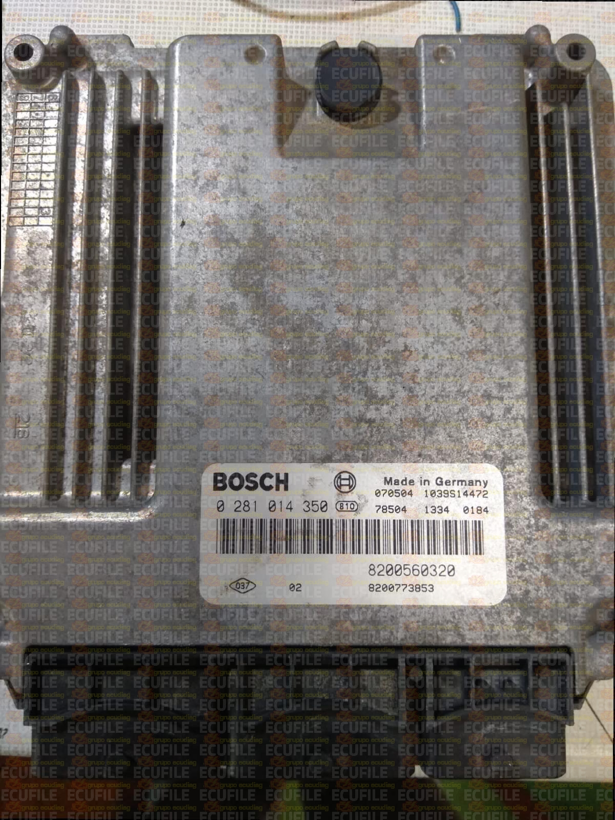 BOSCH EDC16CP33-6.2 0281014350 RENAULT ESPACE IV 2.0 DCI 173HP 8200560320 8200773853 1037387305-8200845497