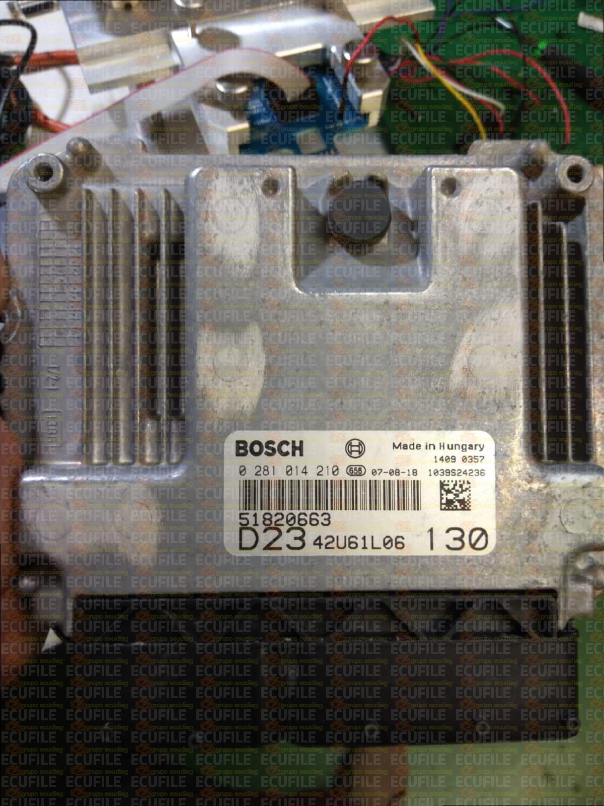 BOSCH EDC16C39-5.A7 0281014210 FIAT DUCATO 2.3 JTD 130HP 51820663 1037390942