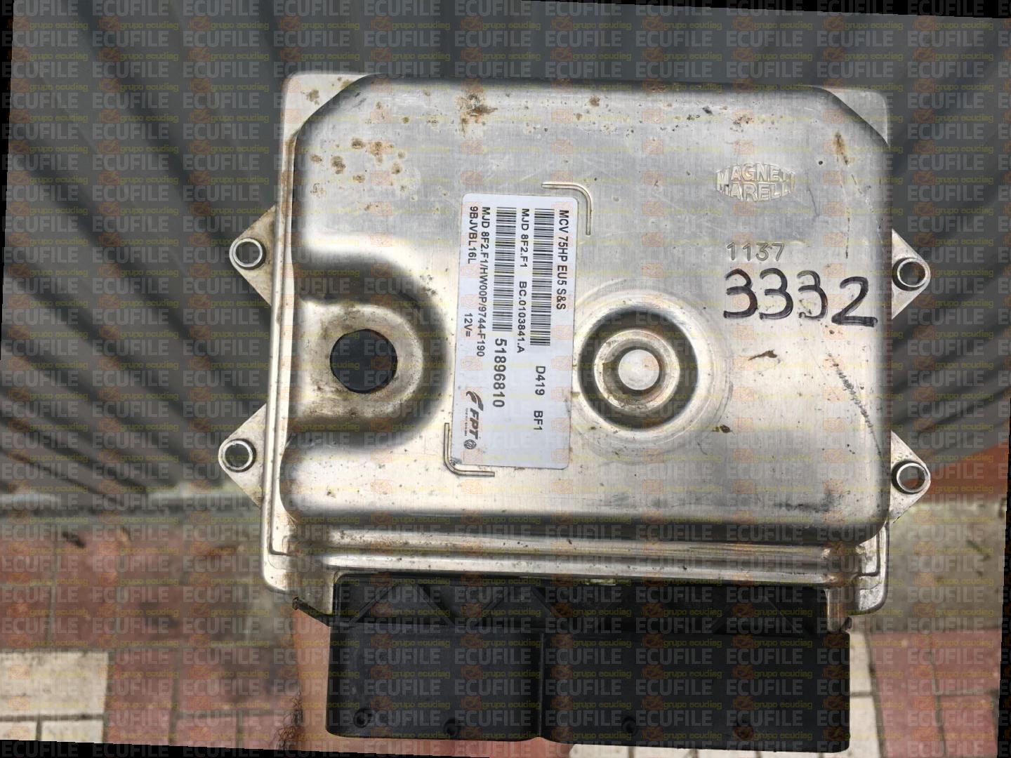 MAGNETI MARELLI MJD 8F2.F1 BC.0103841.A FIAT FIORINO 1.3 JTD 75HP 51896810 HW00P 9744F192