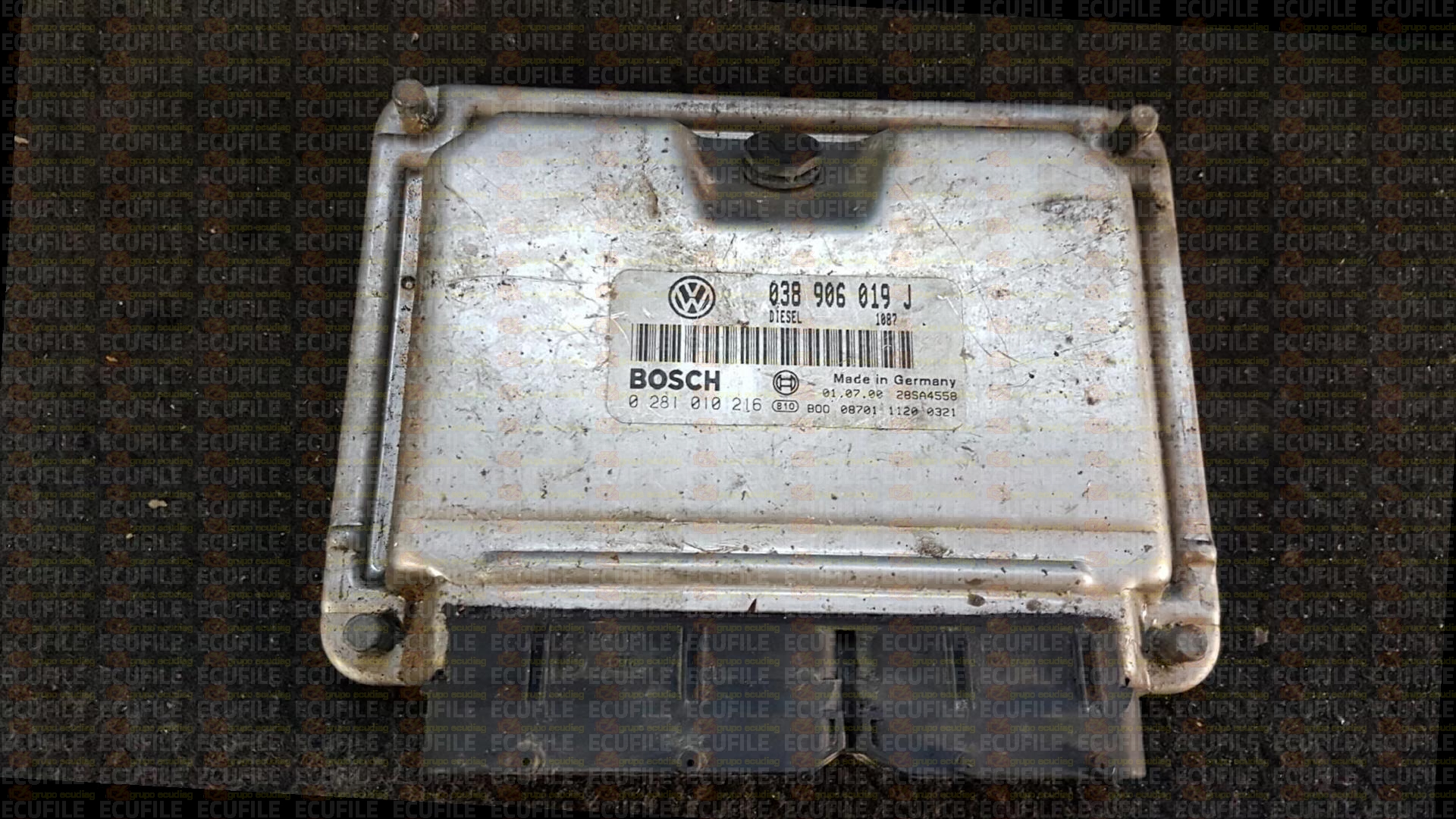 BOSCH EDC15P+22.3.2 0281010216 SEAT ALHAMBRA I 1.9 TDI 115HP 038906019J 1037354462-1087