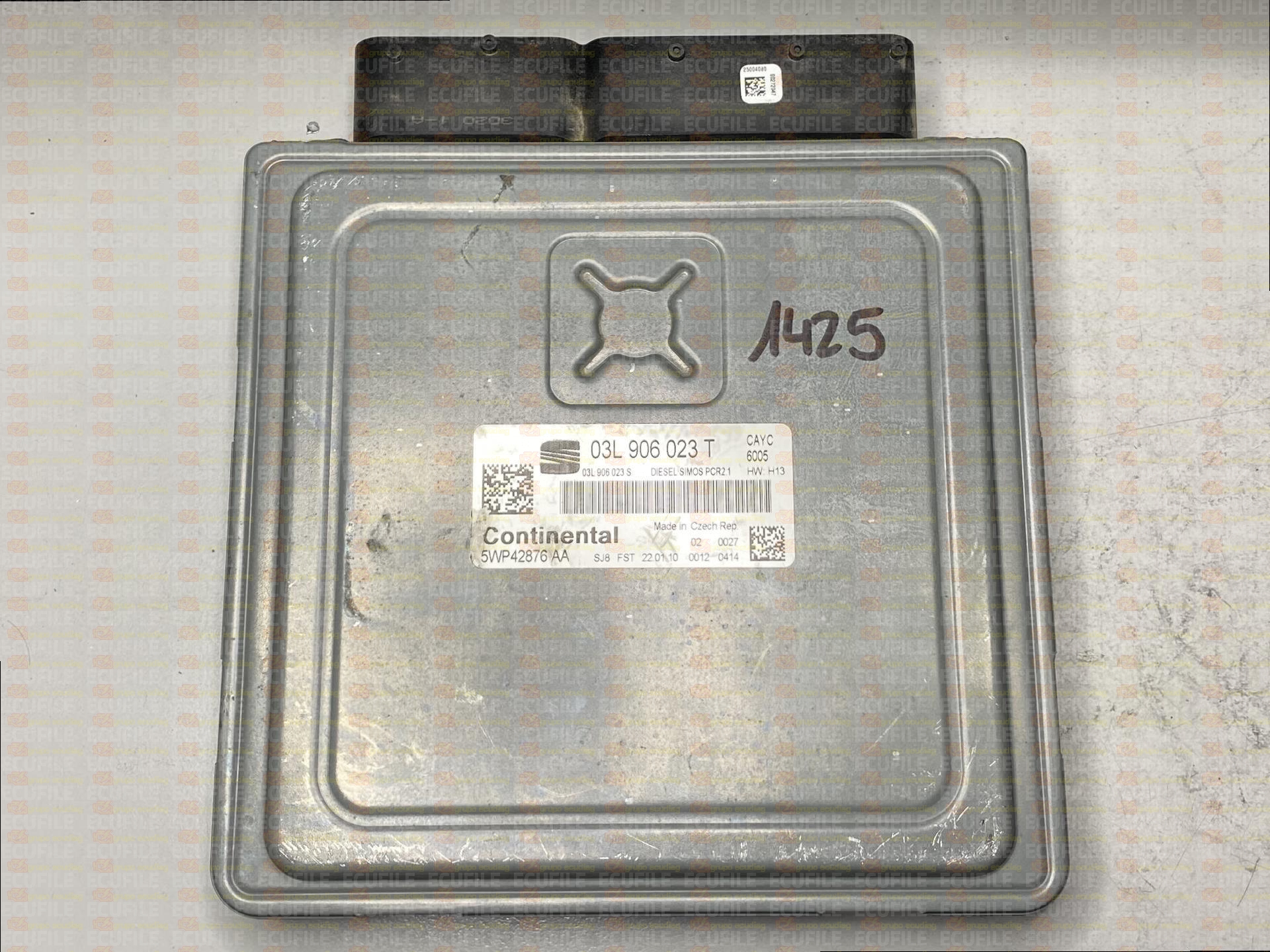 CONTINENTAL SIMOS PCR2.1 5WP42876AA SEAT IBIZA IV 1.6 TDI 105HP 03L906023S 03L906023T SM2E0DG000000-6005