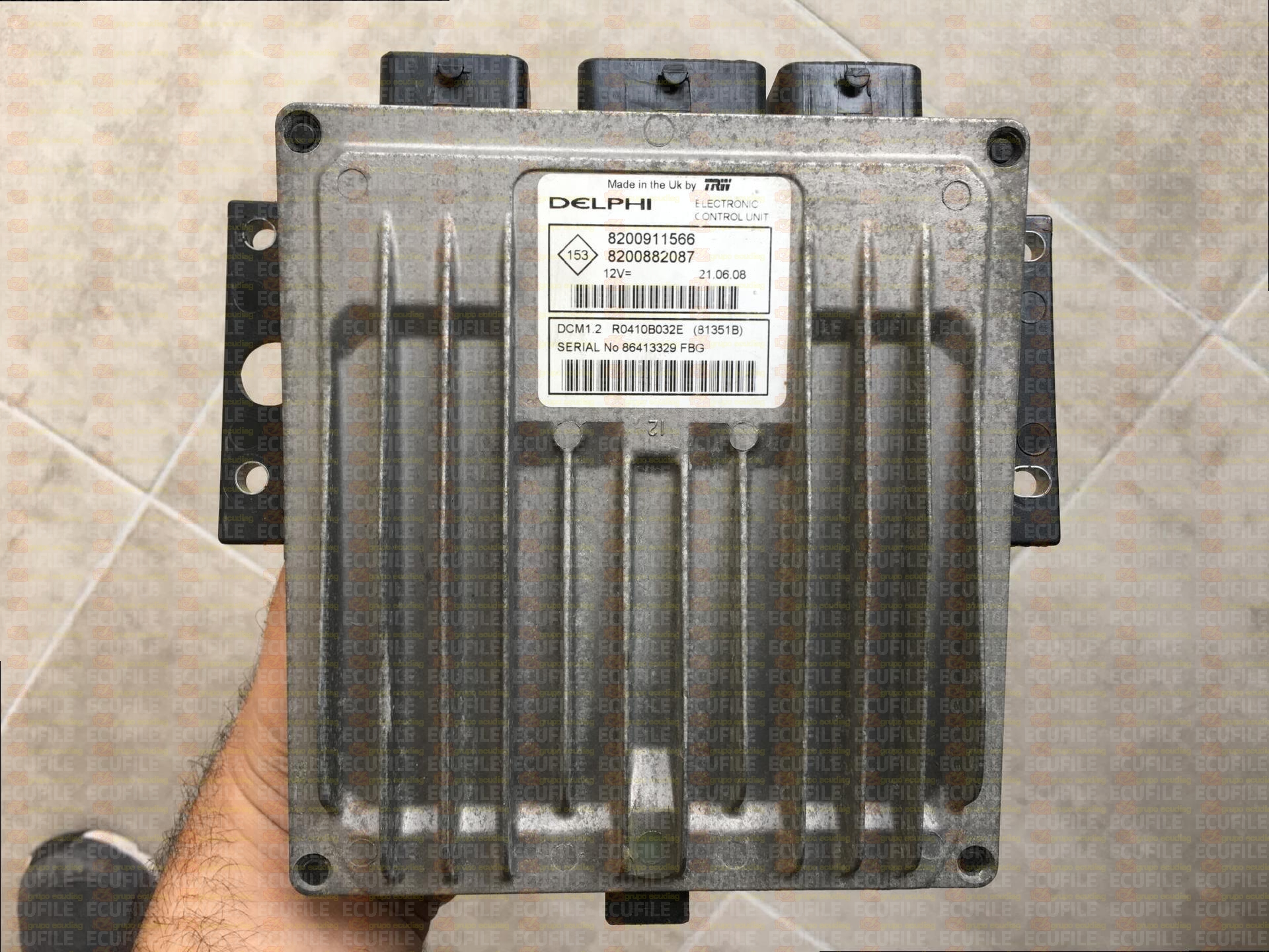 DELPHI TRW DCM1.2 R0410B032E 81351B RENAULT TWINGO II 1.5 DCI 65HP 8200911566 8200882087 8200940420-3141
