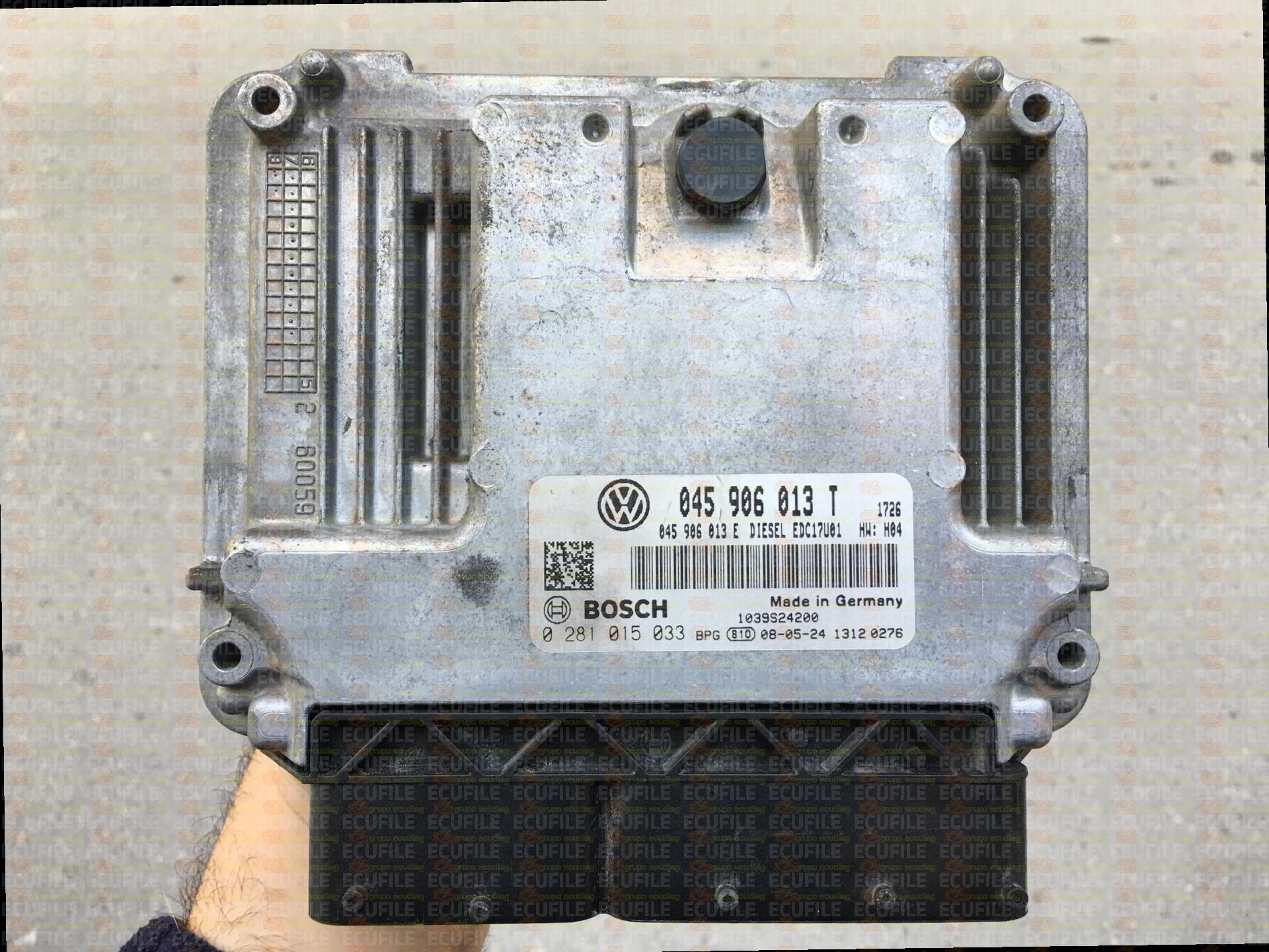 BOSCH EDC17U01-4.31 0281015033 SEAT CORDOBA II IBIZA III 1.4 TDI 80HP 045906013E 045906013T 1037390994-1726