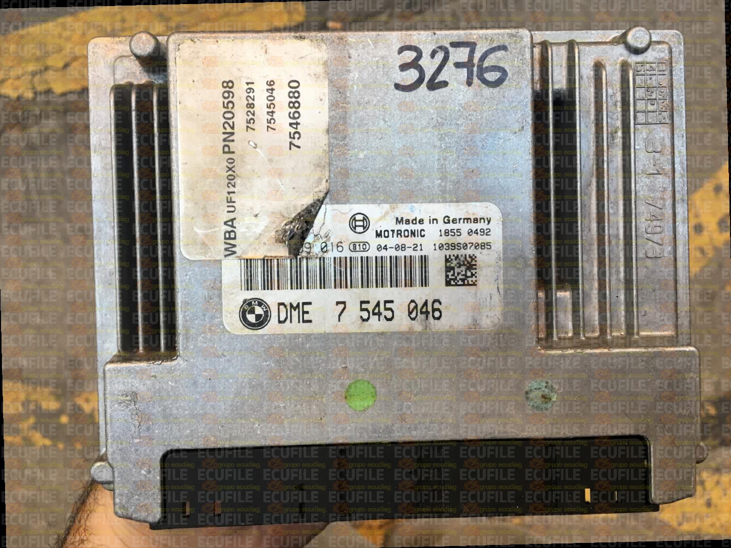BOSCH ME9.2 0261209016 BMW E87 116i 1.6 16V 115HP 7545046 12147545046 1037376230