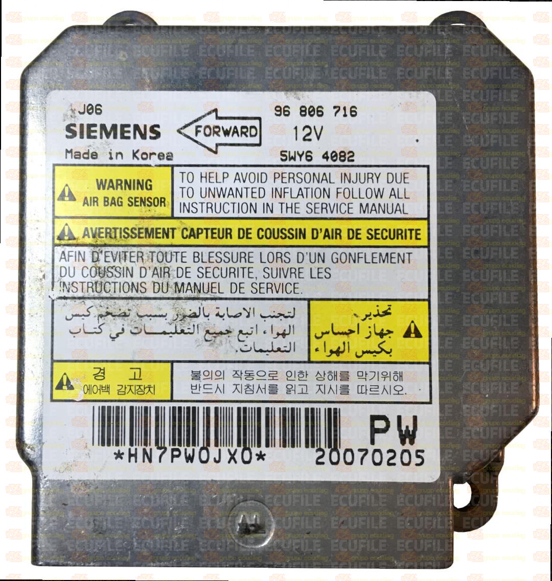 SIEMENS 5WY64082 CHEVROLET LACETTI 96806716
