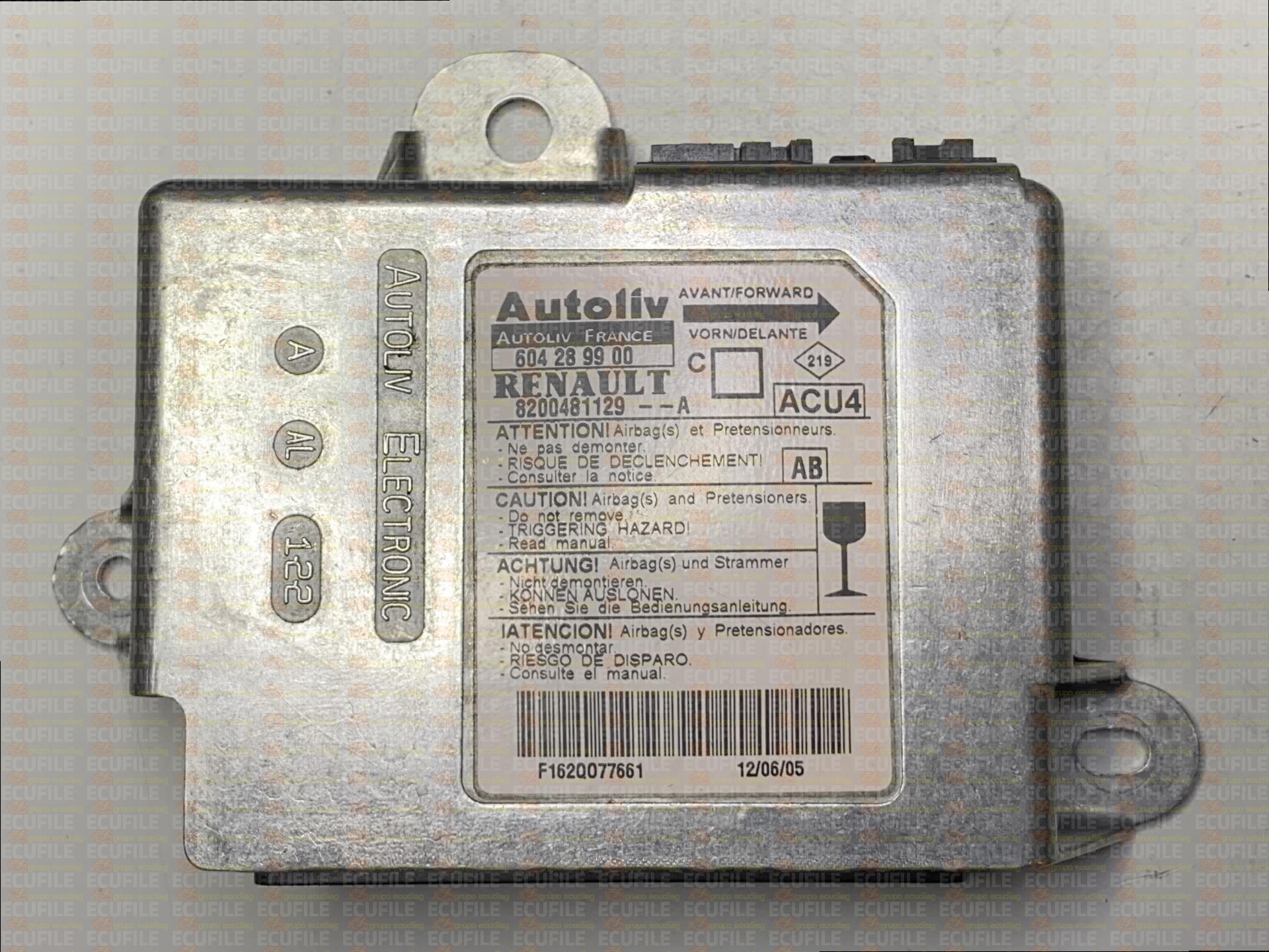 AUTOLIV ACU4 604289900 RENAULT MEGANE II 8200481129--A AB