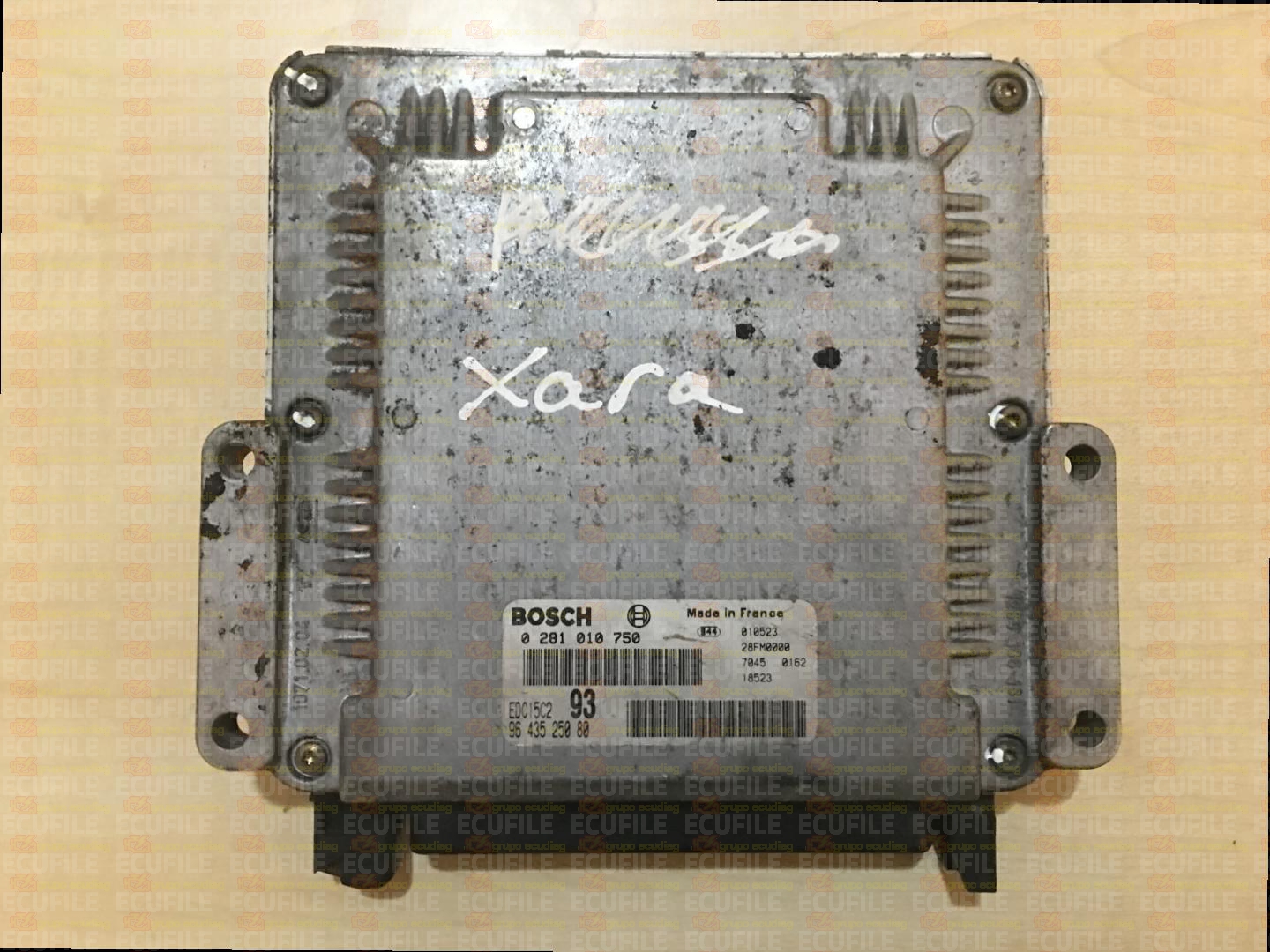 BOSCH EDC15C2-6.1 0281010750 CITROEN XSARA PICASSO 2.0 HDI 90HP 9643525080 1037353528