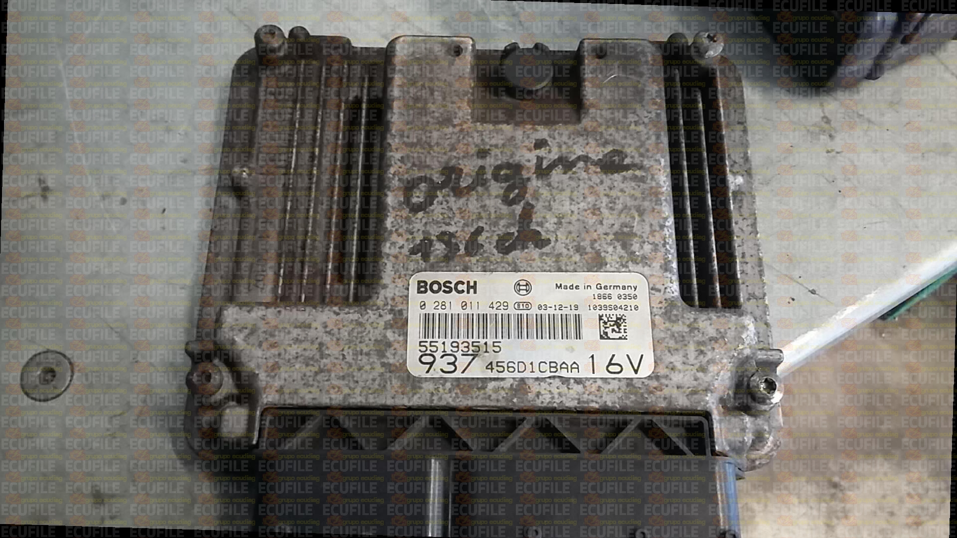 BOSCH EDC16C8-1.1 0281011429 ALFA-ROMEO 147 1.9 16V JTD 140HP 55193515 1037370467