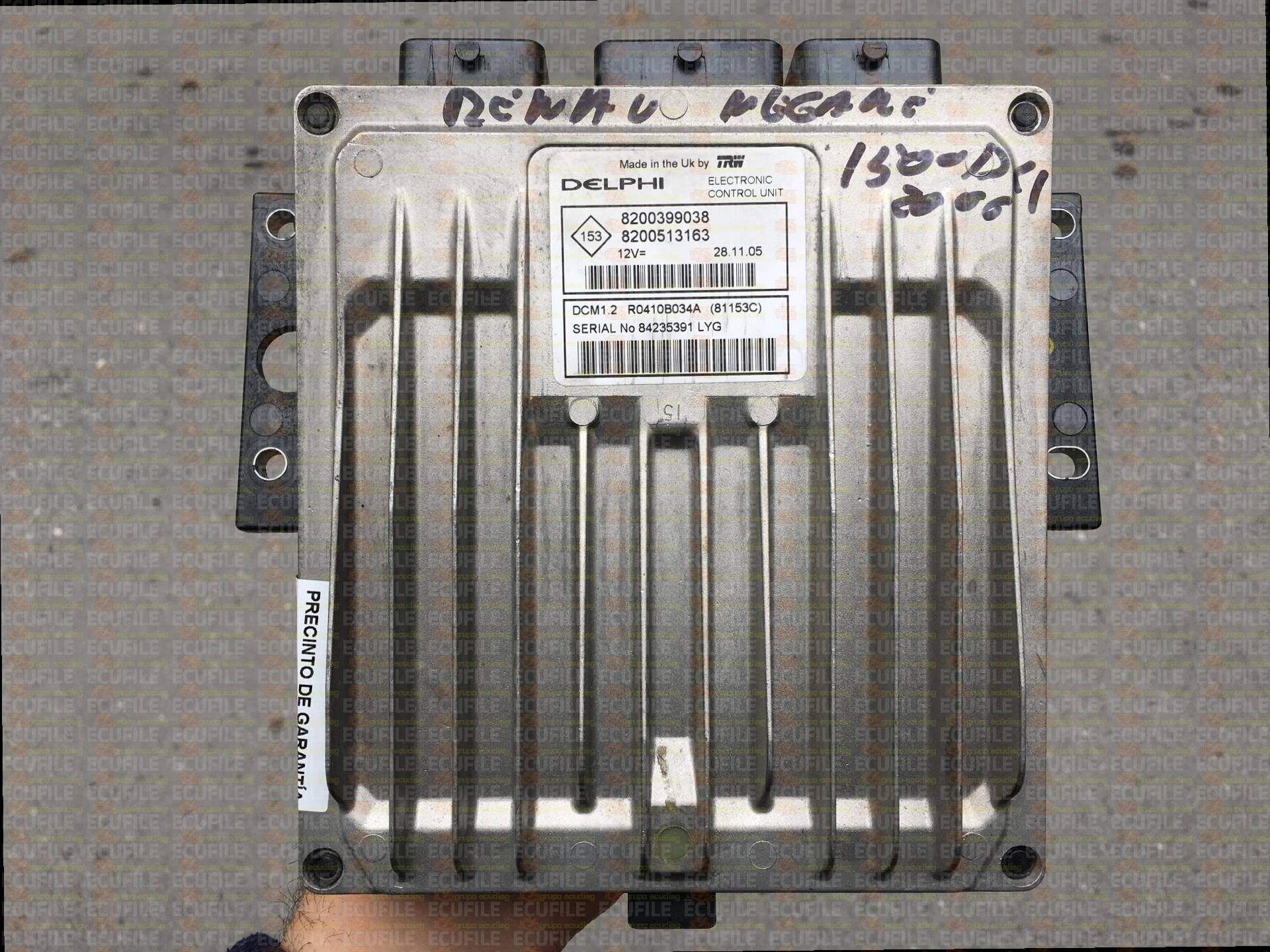 DELPHI TRW DCM1.2 R0410B034A 81153C RENAULT MEGANE II 1.5 DCI 85HP 8200399038 8200513163 8200939012-41E0