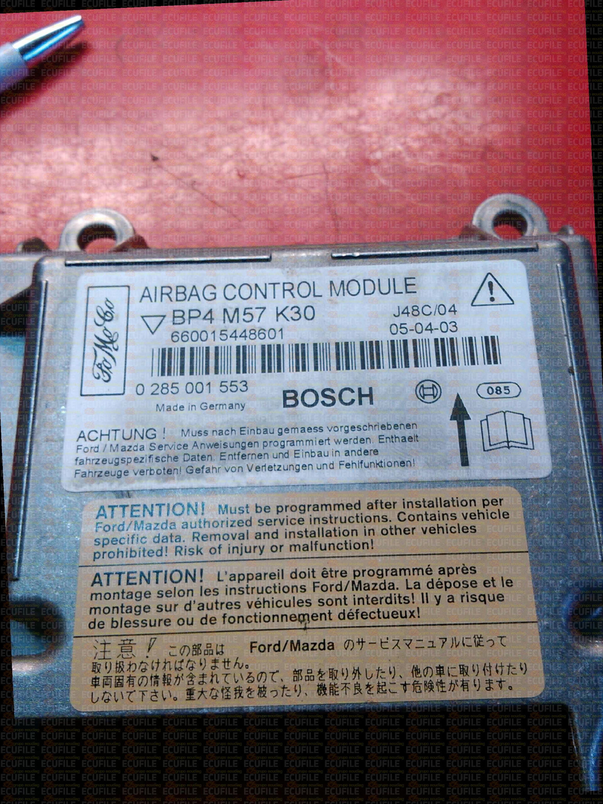 BOSCH 0285001553 MAZDA BP4M57K30