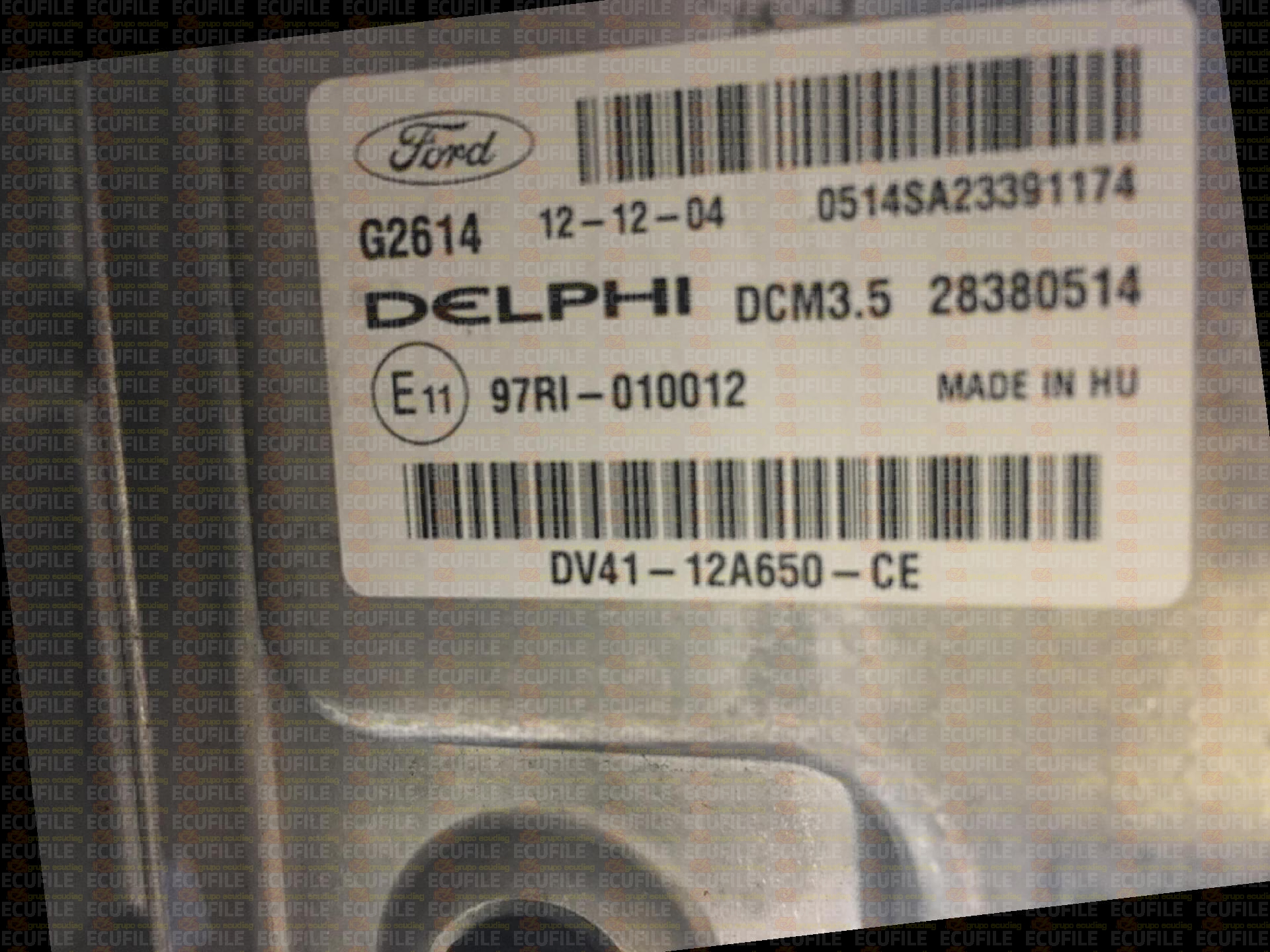DELPHI DCM3.5 28380514 FORD KUGA 2.0 TDCI 163HP DV41-12A650-CE