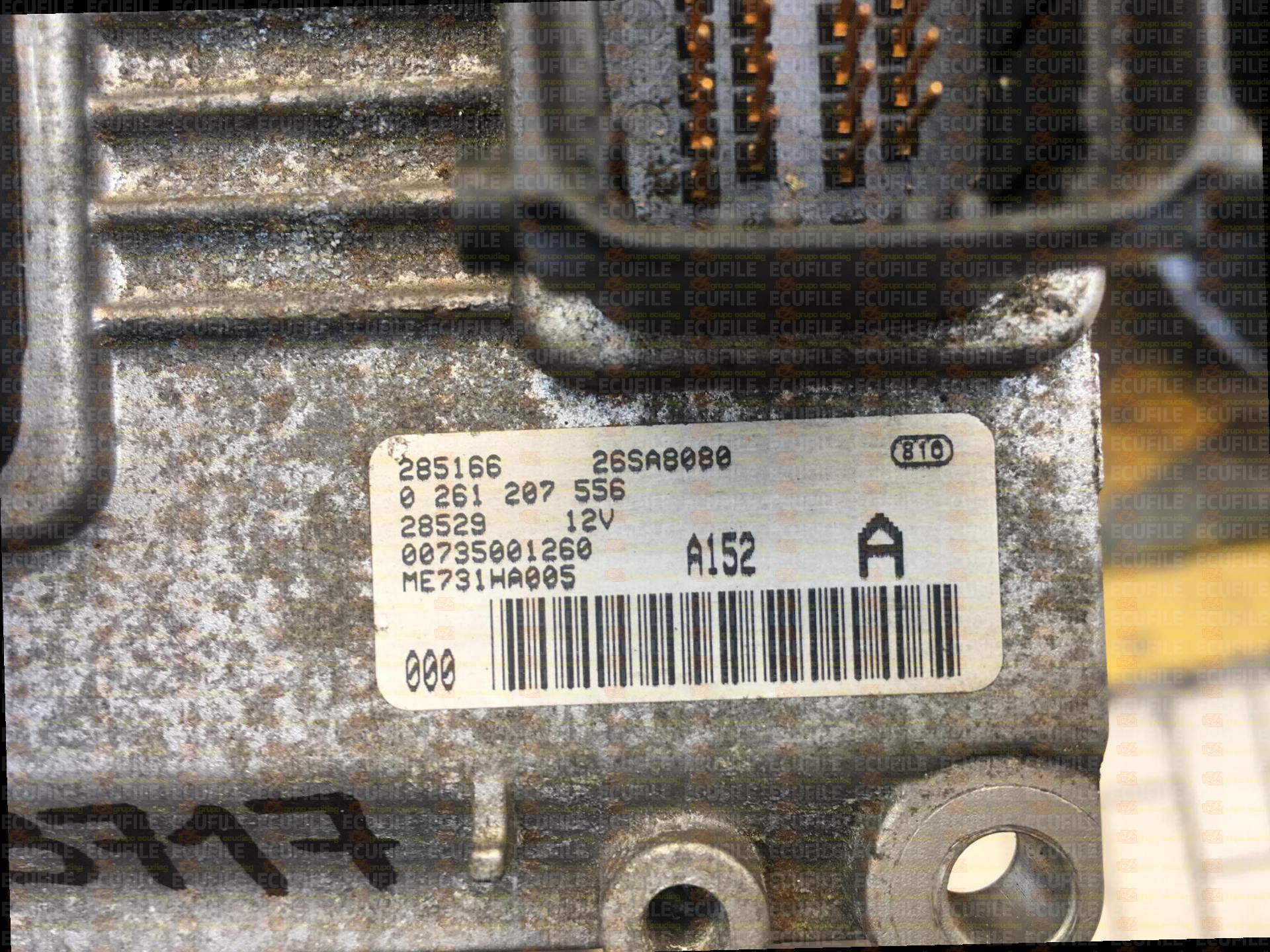 BOSCH ME7.3.1 0261207556 ALFA-ROMEO 156 1.6i 16V TS 120HP 73500126 00735001260 1037362450
