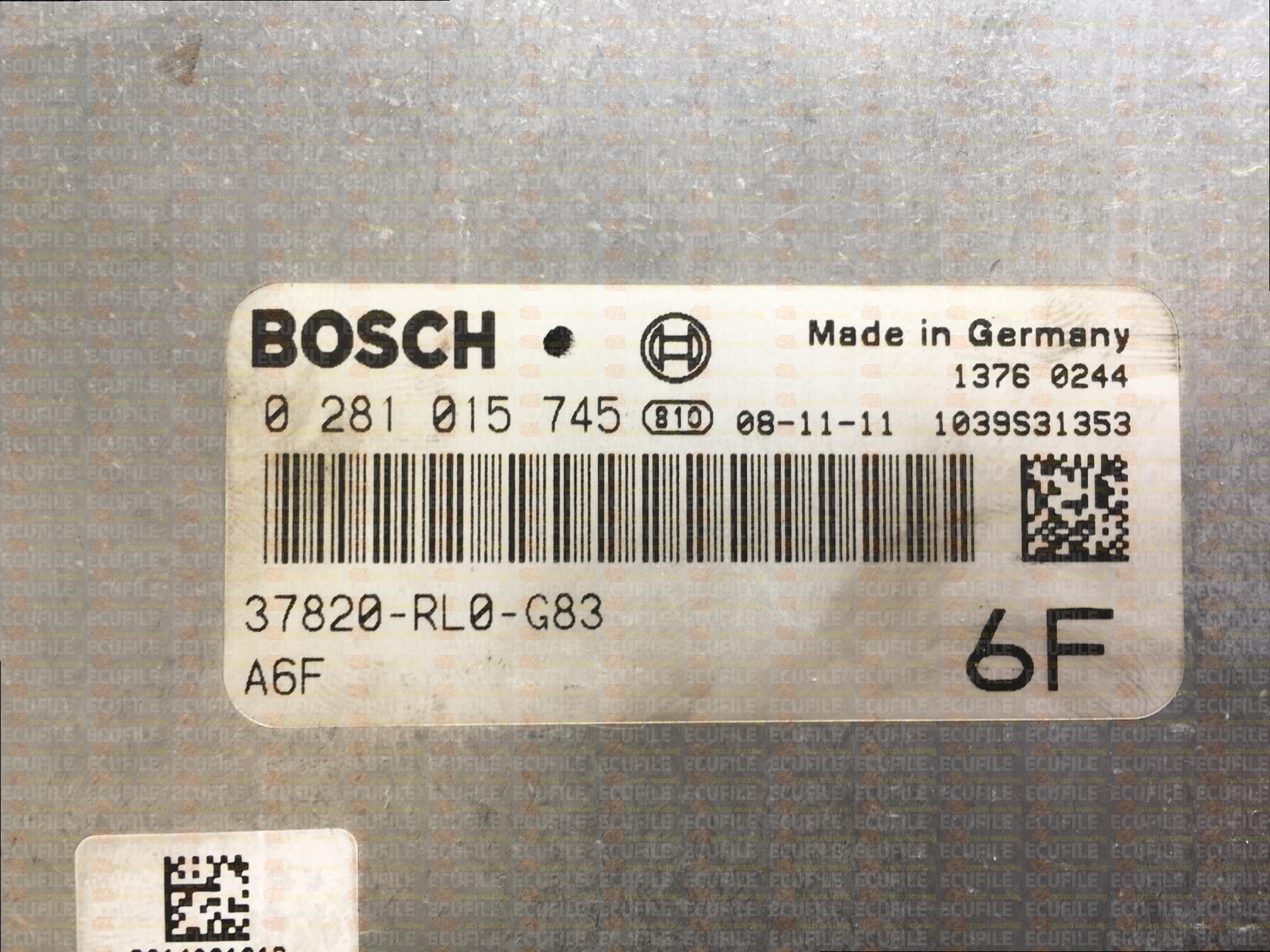 BOSCH EDC17CP06-9.12 0281015745 HONDA ACCORD 2.2 i-DTEC 37820-RL0-G83 1037399759