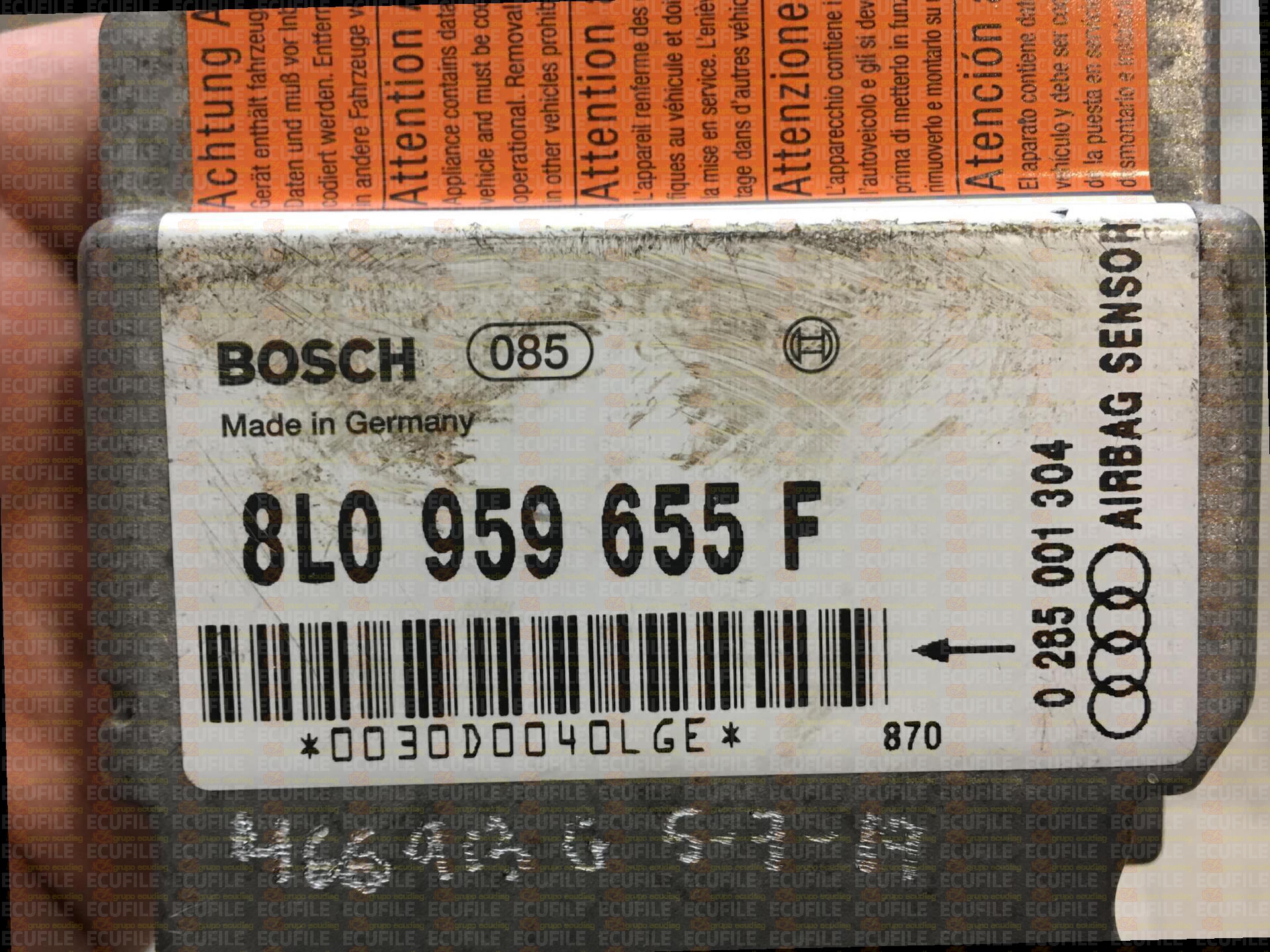 BOSCH AB7.1 0285001304 AUDI A3 8L0959655F