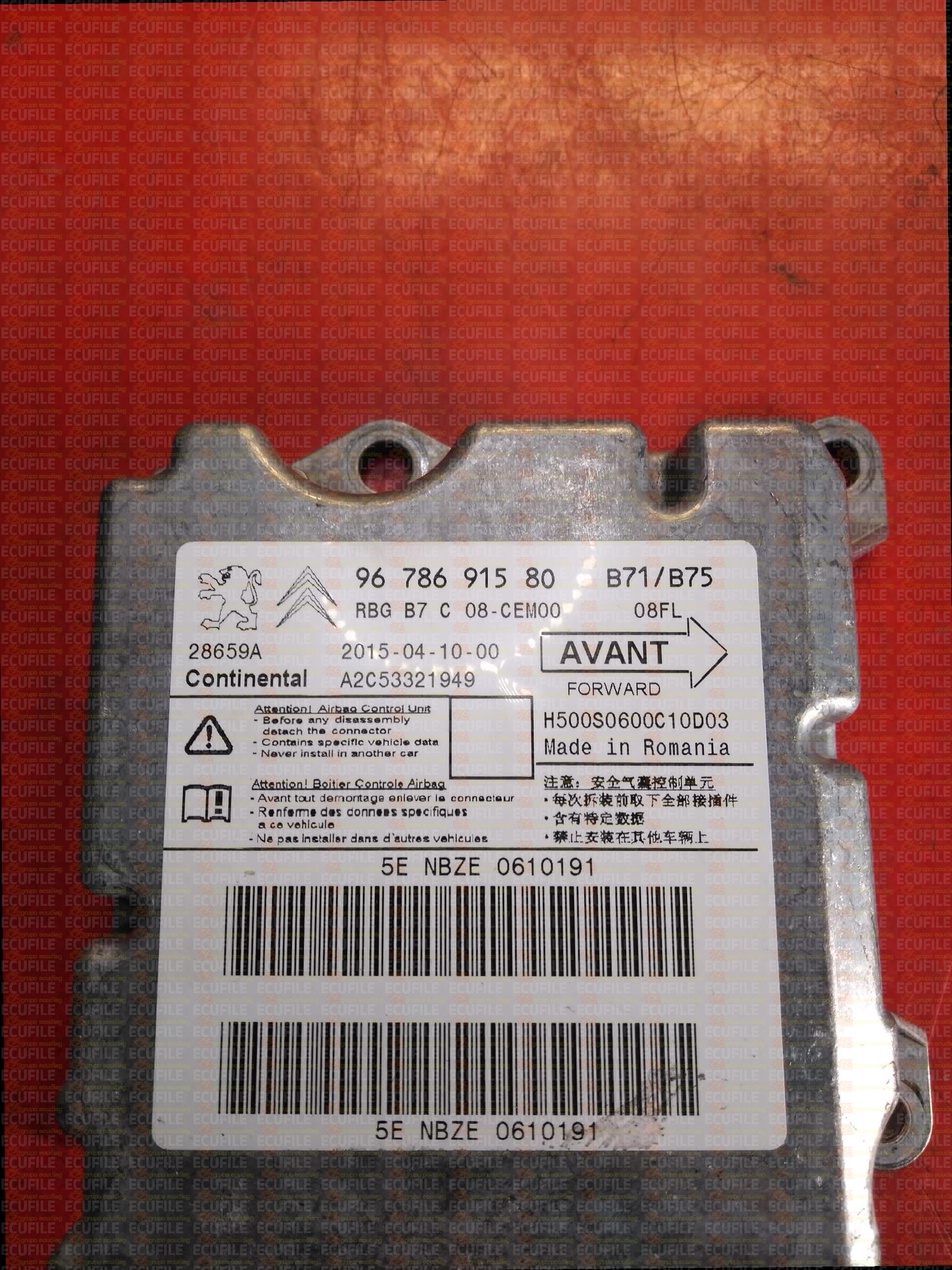 CONTINENTAL A2C53321949 CITROEN C4 9678691580