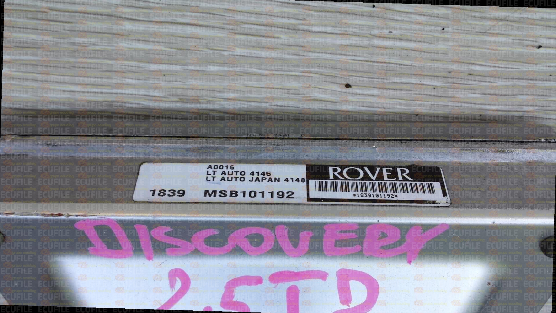 MOTOROLA A0016 LAND ROVER DISCOVERY 2.5 TD5 138HP MSB101192