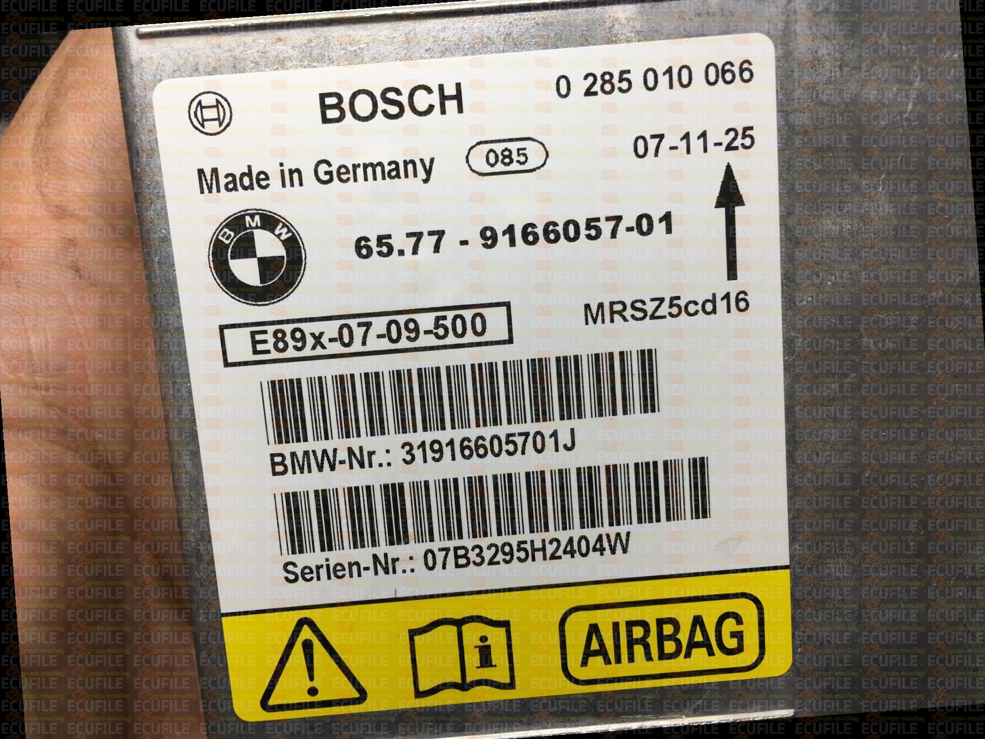 BOSCH 0285010066 BMW 65.77-9166057-01 MRSZ5cd16