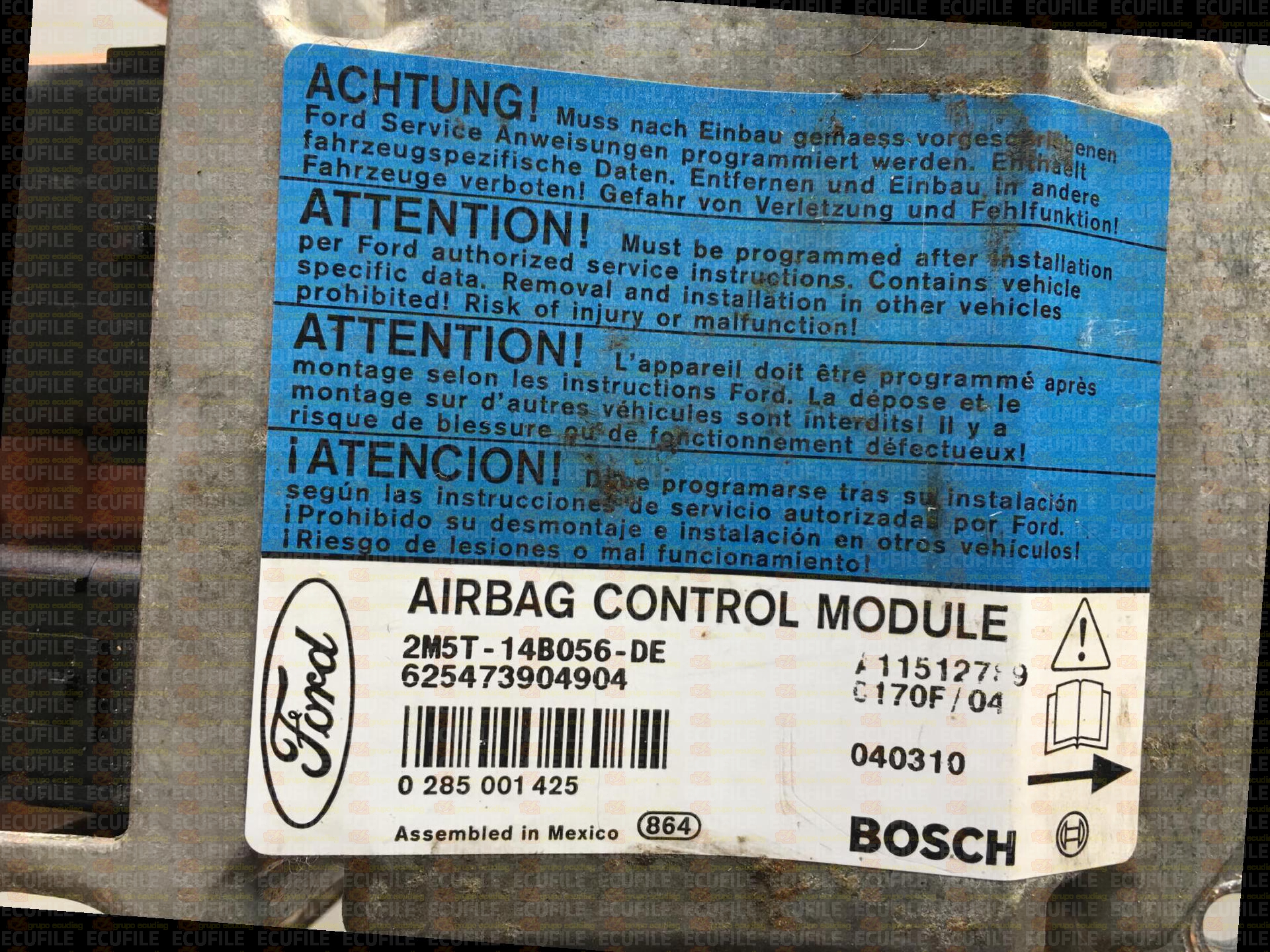 BOSCH 0285001425 FORD FOCUS 2M5T-14B056-DE