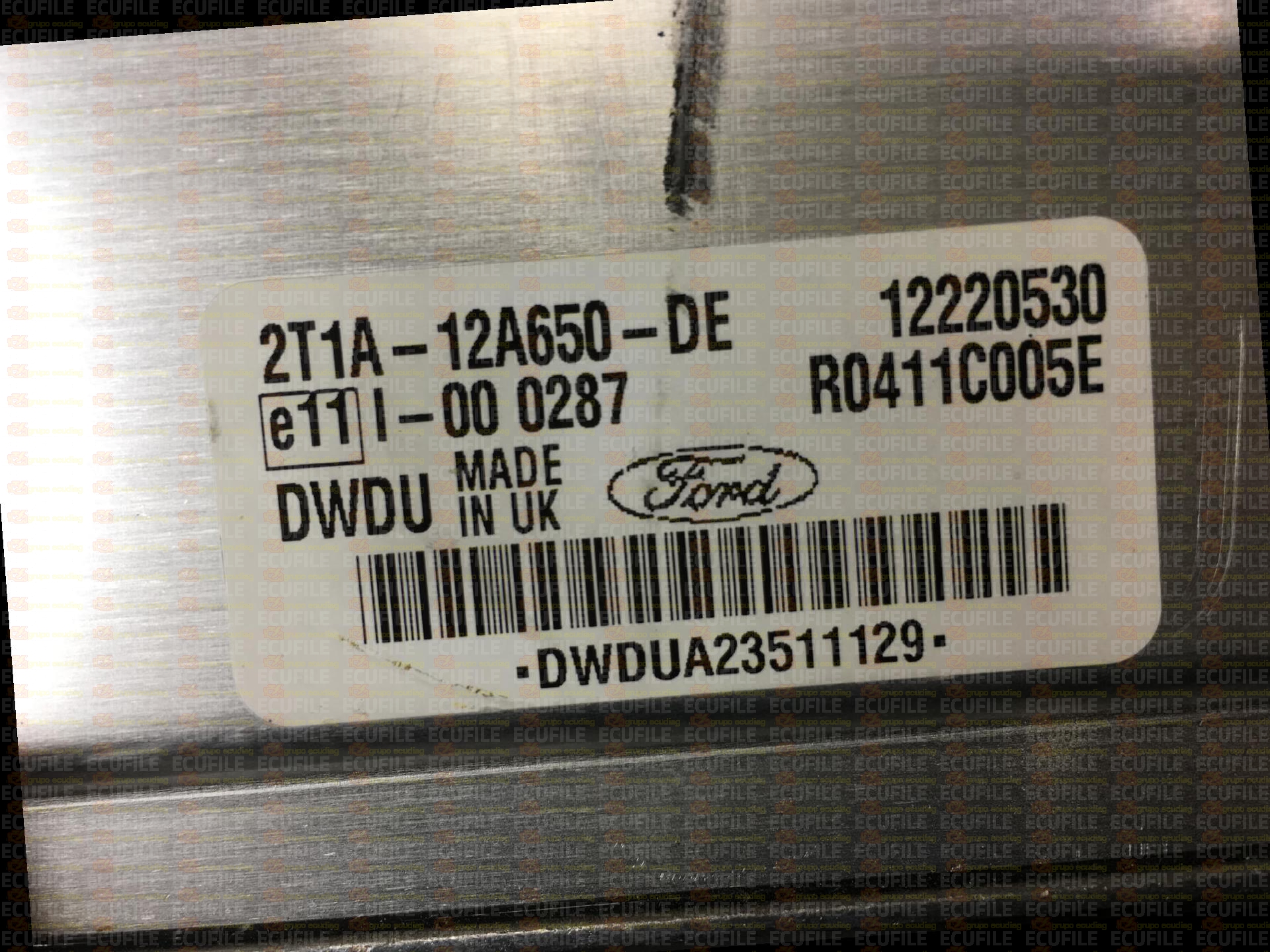 DELPHI E2U9A R0411C005E FORD TRANSIT CONNECT 1.8 TDCI 90HP 2T1A-12A650-DE DWDU VC3F10PEA
