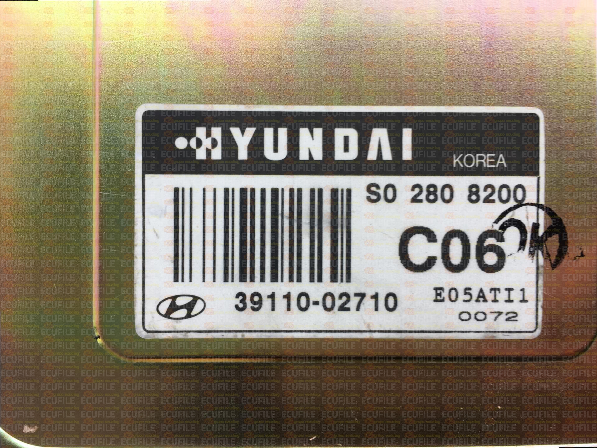 HYUNDAI S02808200 ATOS 1.0i 39110-02710 3911002710 E05ATI1