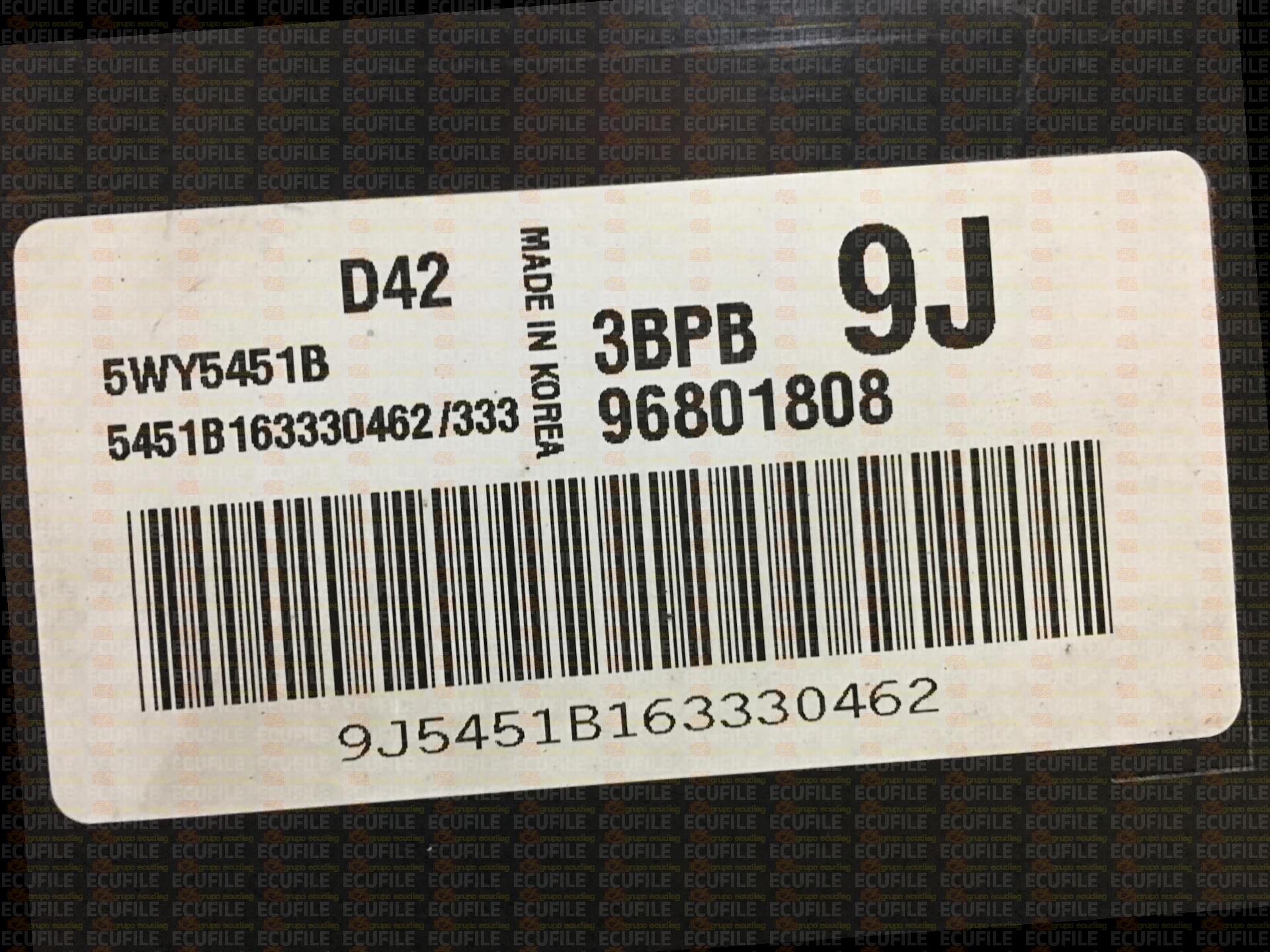 SIEMENS-KEMSCO D42 5WY5451B DAEWOO MATIZ 1.4 96801808 9J