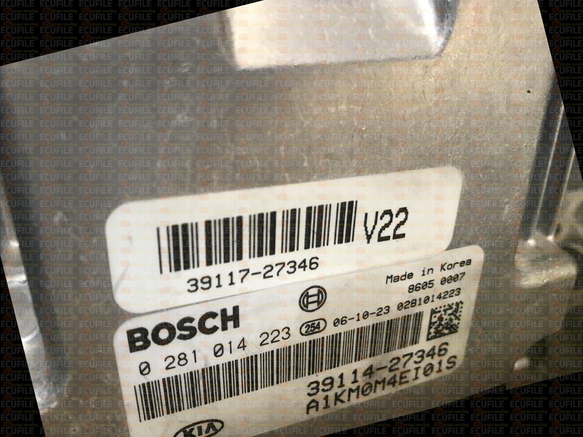 BOSCH EDC16C39-5.41 0281014223 KIA SPORTAGE 2.0 CRDI 140HP 39114-27346 3911427346 1037383140