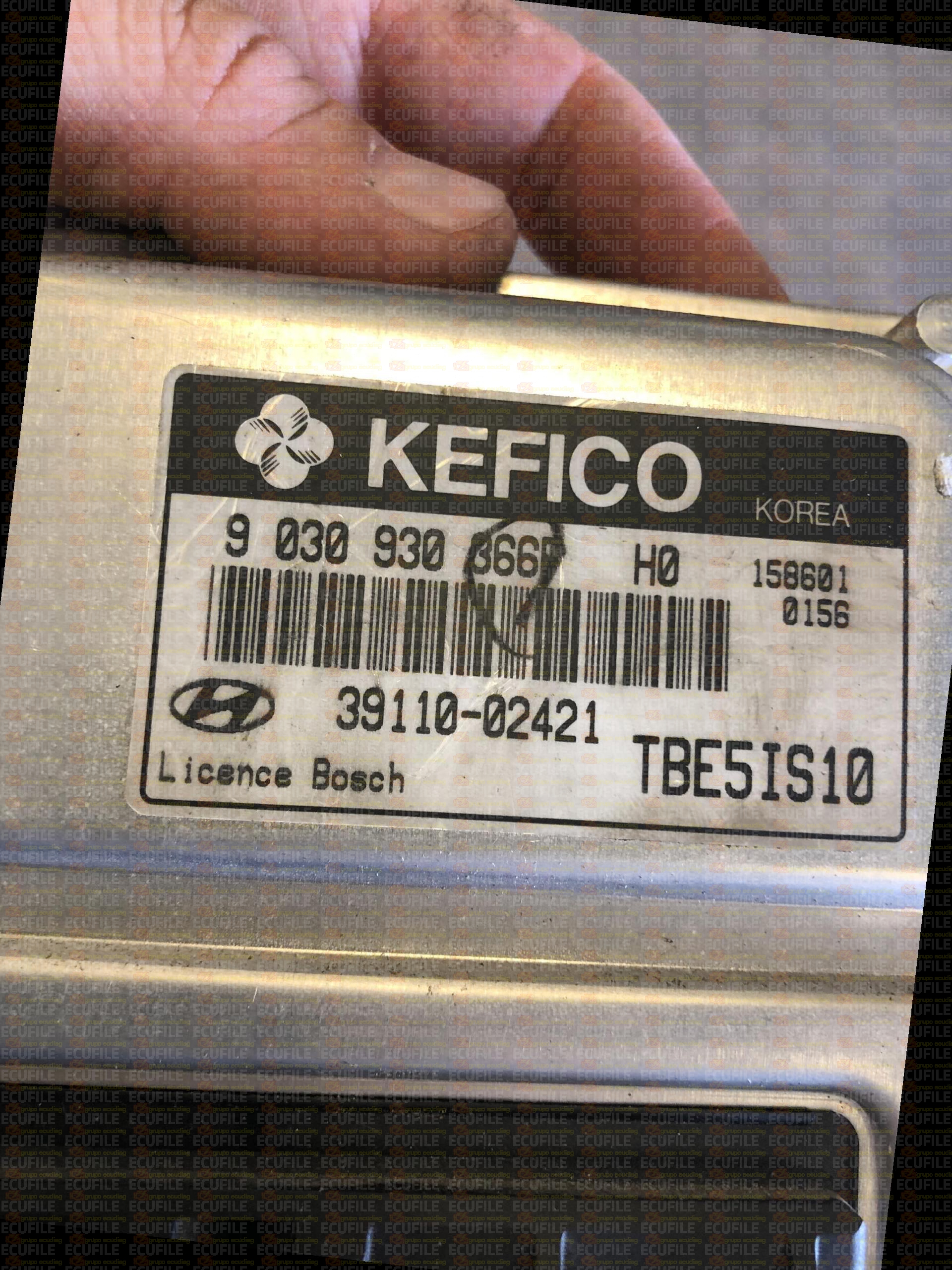 BOSCH M7.9.0 KEFICO 9030930366F HYUNDAI GETZ 1.1i 63HP 39110-02421 TBE5IS10