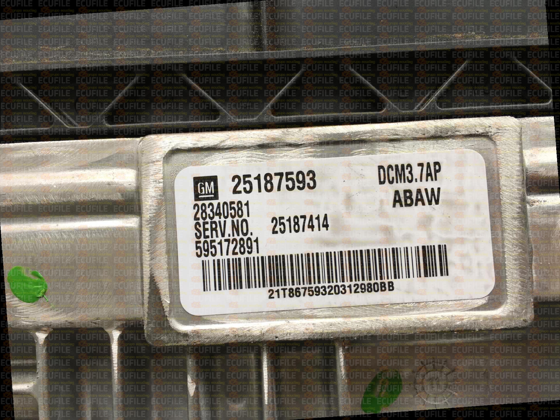 DELPHI DCM3.7AP 28340581 CHEVROLET CRUZE 2.0 CDTI 163HP 25187593 ABAW