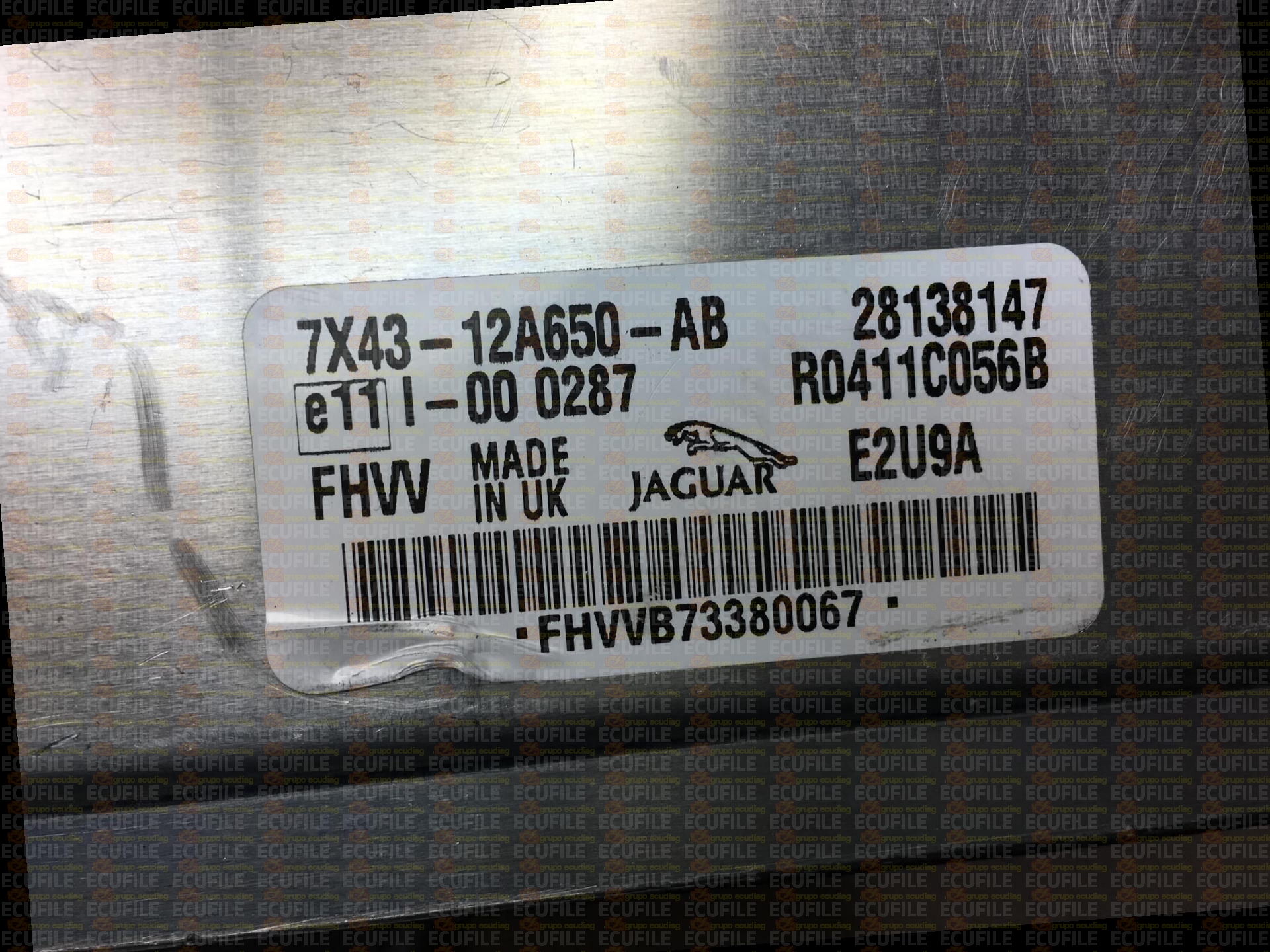 DELPHI E2U9A 28138147 R0411C056B JAGUAR X-TYPE 2.2 D 7X43-12A650-AB FHVV HJM05N04_X420_D55_PB_LD15_BSCH