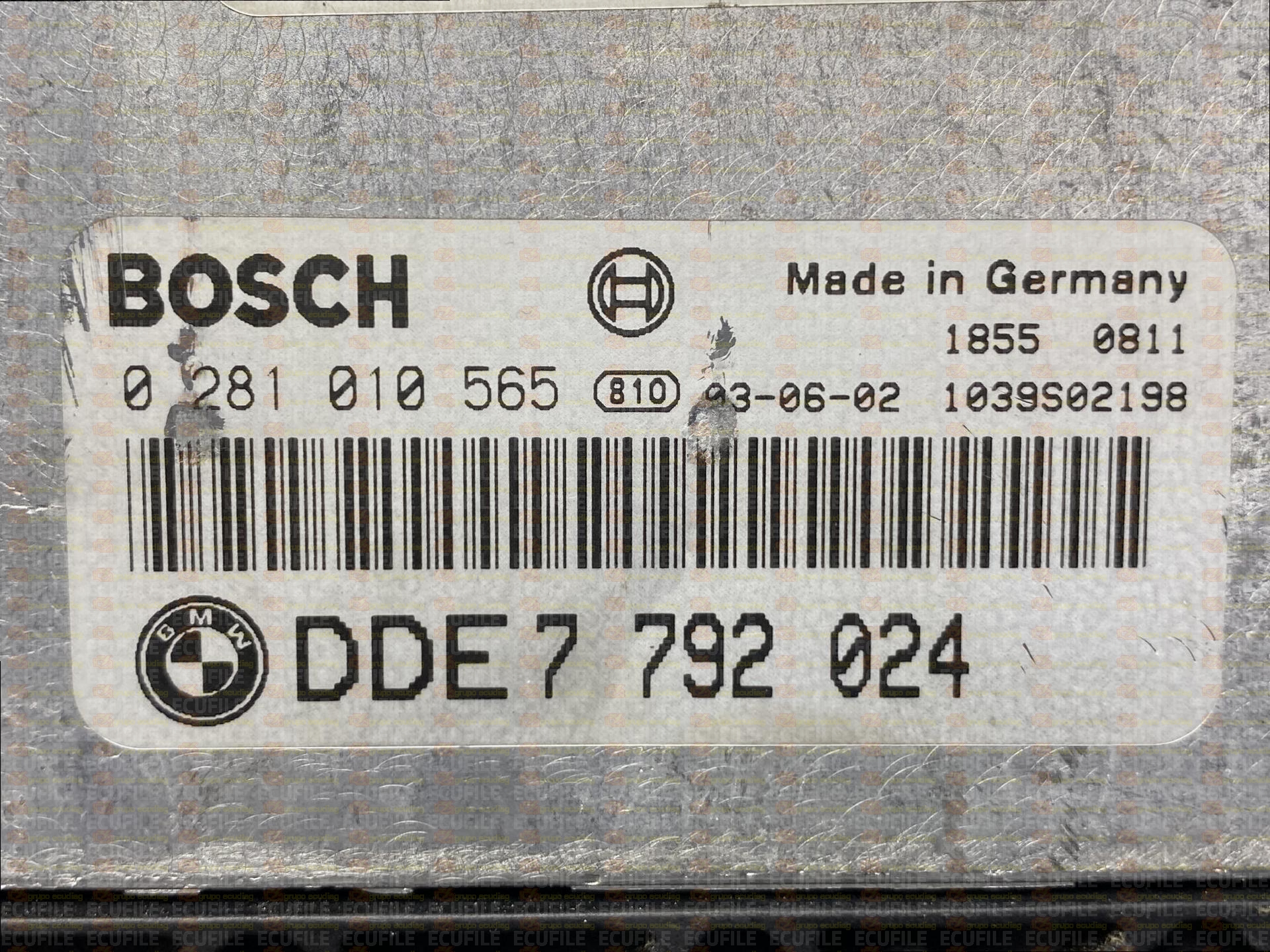 BOSCH EDC16C1-3.1 0281010565 BMW E46 320D 2.0D 150HP 7792024 13617792024 1037361830-7793136