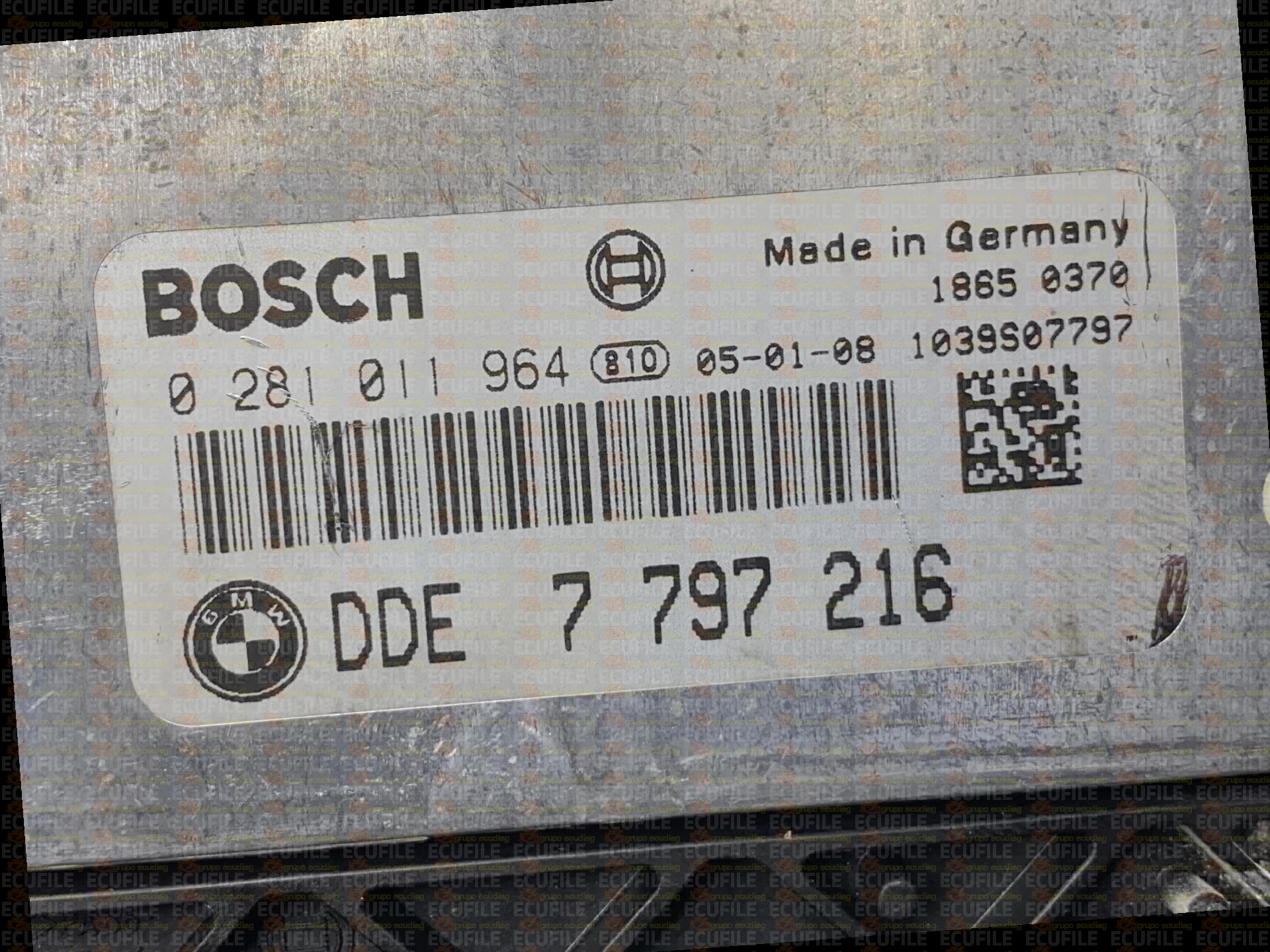 BOSCH EDC16C35-2.12 0281011964 BMW E87 118D 2.0D 122HP 7797216 13617797216 1037372965-7798253