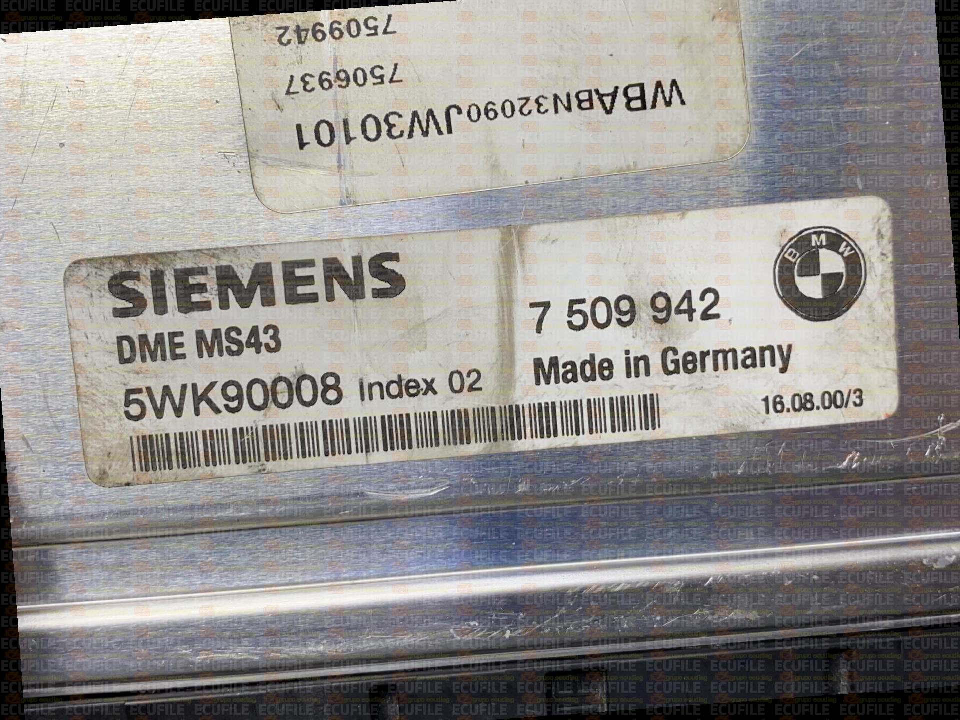 SIEMENS MS43 5WK90008 BMW E46 325ci 2.5i 192HP 7509942 4300037010000-ca430037