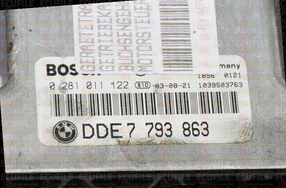 BOSCH EDC16C1-4.1 0281011122 BMW E46 320D 2.0D 150HP 7793863 13617793863 1037361869