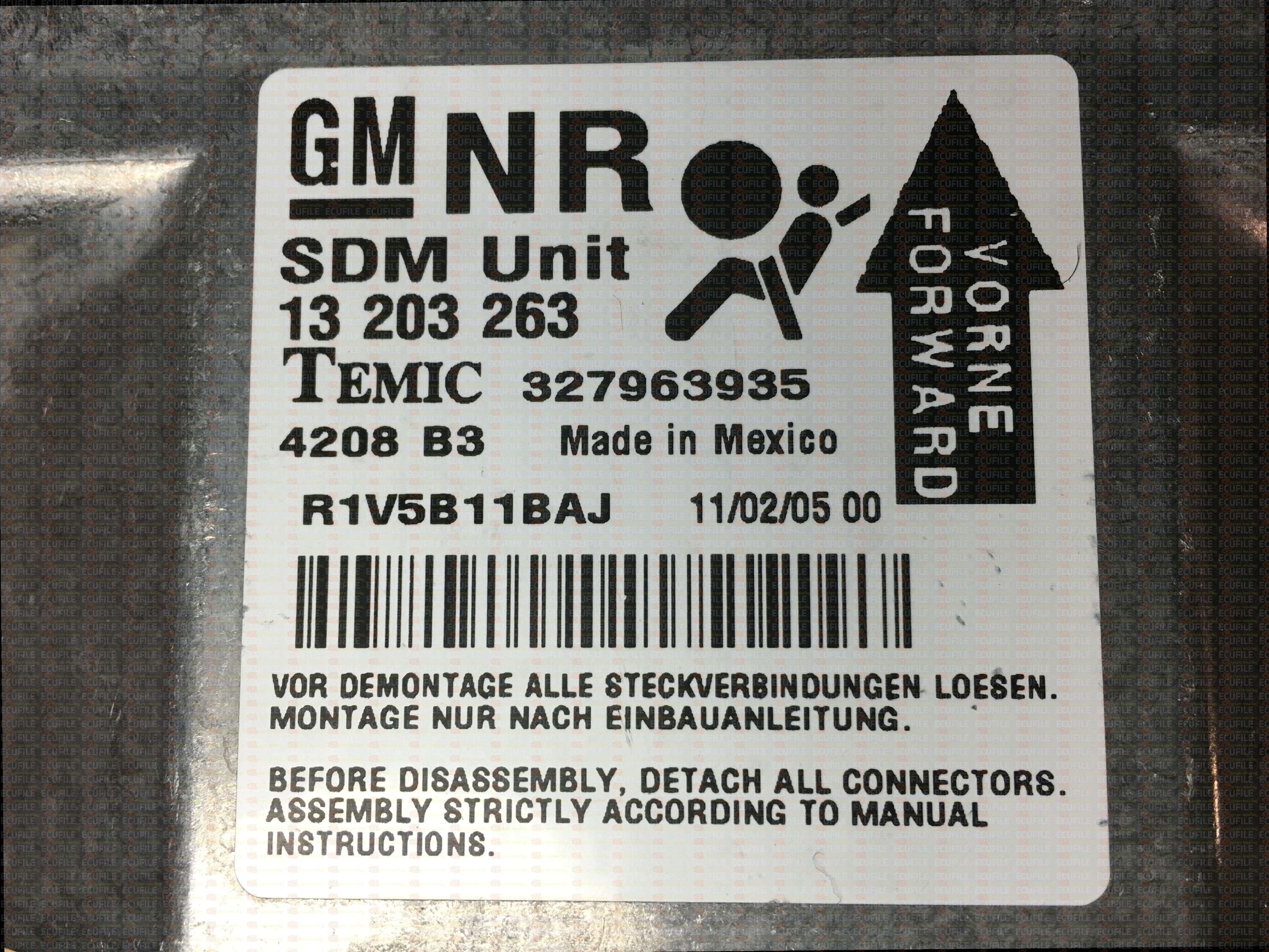 TEMIC 327963935 4208B3 OPEL ASTRA 13203263 NR