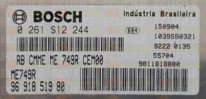 BOSCH ME7.4.9R 0261S12244 PSA 9691851980 EEPROM 95320