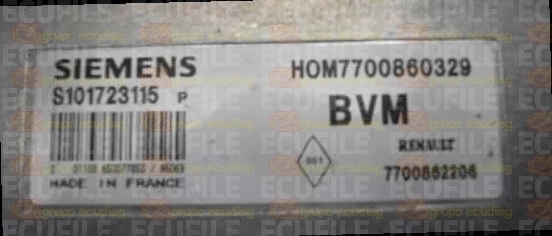 SIEMENS FENIX S101723115P RENAULT 7700862206 HOM7700860329 EEPROM MC68HC11