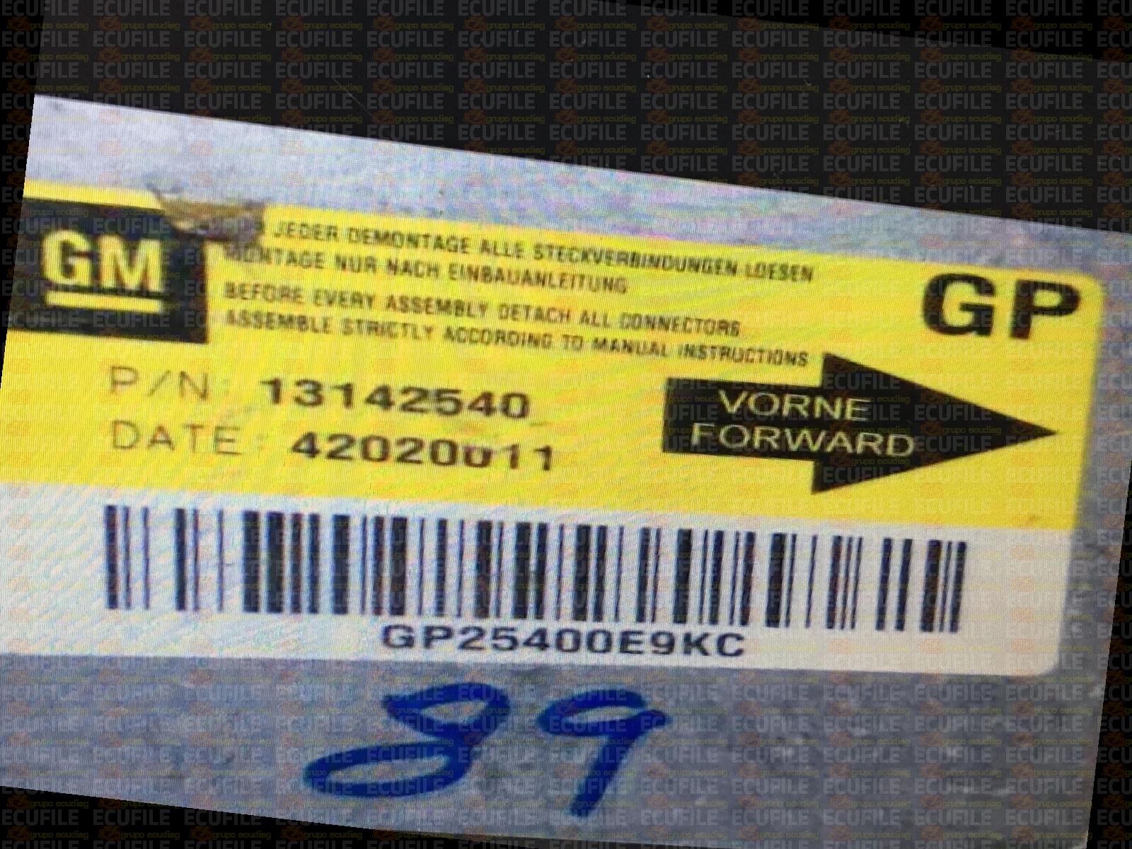 TRW OPEL VECTRA C 13142540 GP