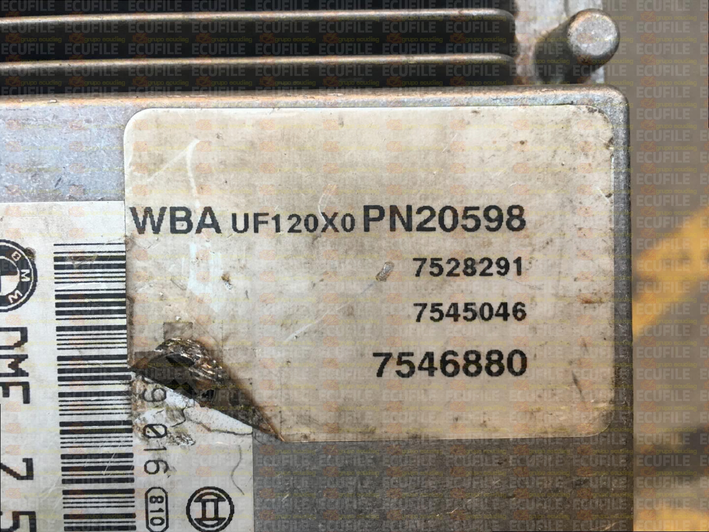 BOSCH ME9.2 0261209016 BMW E87 116i 1.6 16V 115HP 7545046 12147545046 1037376230