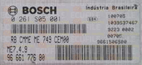 BOSCH ME7.4.9 0261S05001 PSA 9666177680 EEPROM 95320