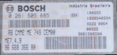 BOSCH ME7.4.9 0261S05885 PSA 9666866680 EEPROM 95320