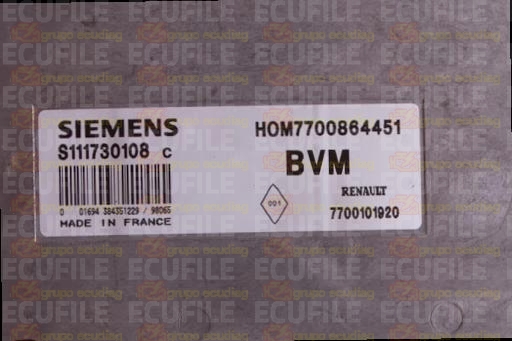 SIEMENS FENIX S111730108C RENAULT 7700101920 HOM7700864451 EEPROM MC68HC11