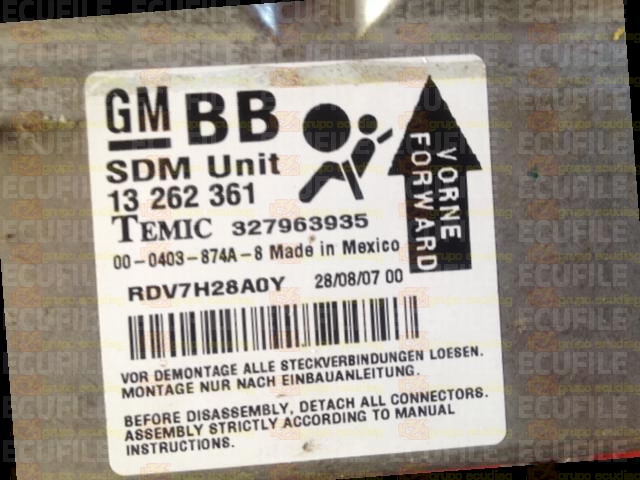 TEMIC 327963935 00-0403-874A-8 OPEL CORSA D 13262361 BB