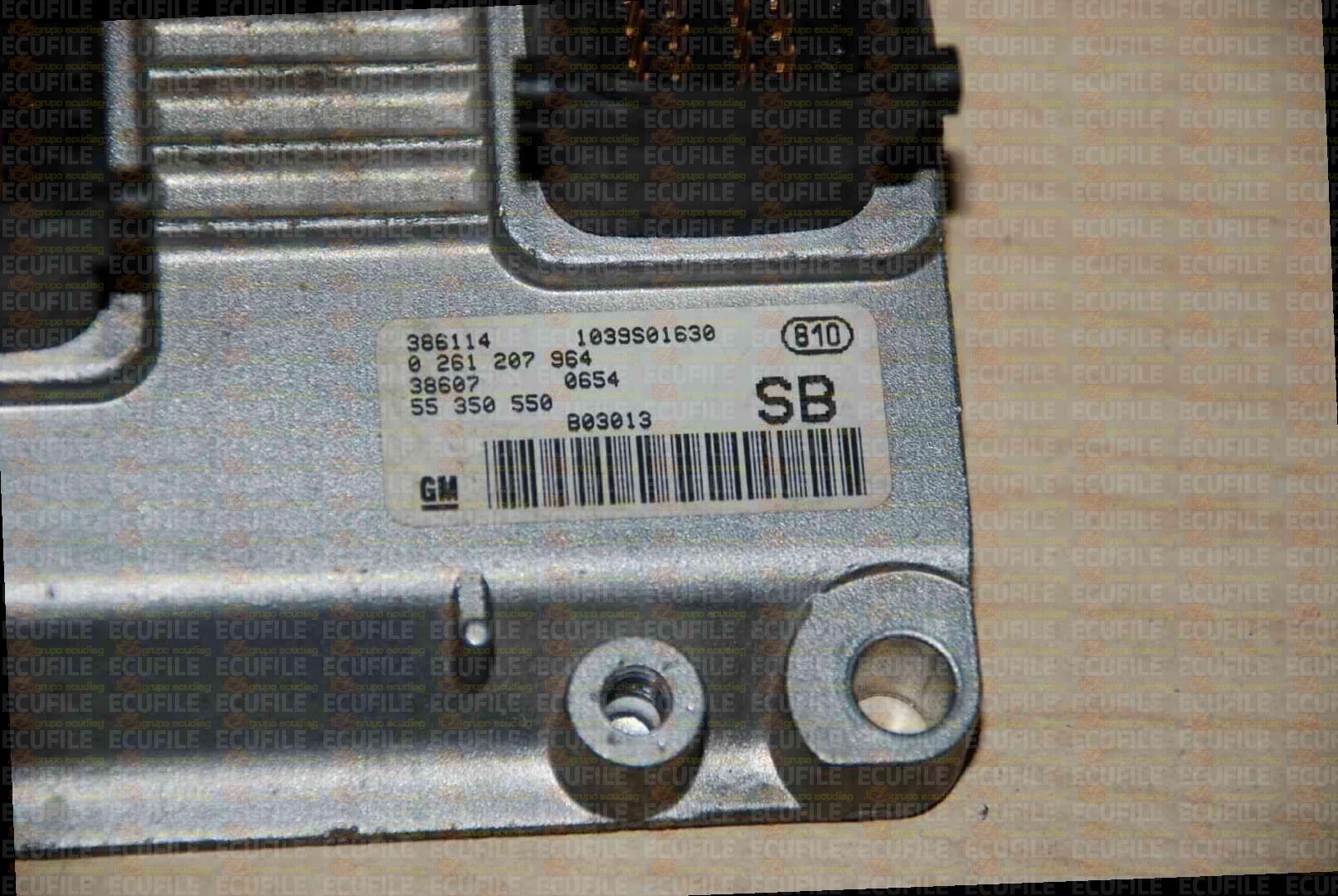 BOSCH ME7.6H4 0261207964 OPEL AGILA I A 1.2i 75HP 55350550 SB 1037367034