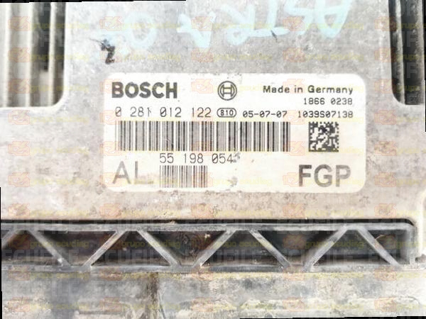 BOSCH EDC16C9-3.22 0281012122 OPEL VAUXHALL 55198054 AL EEPROM 95160