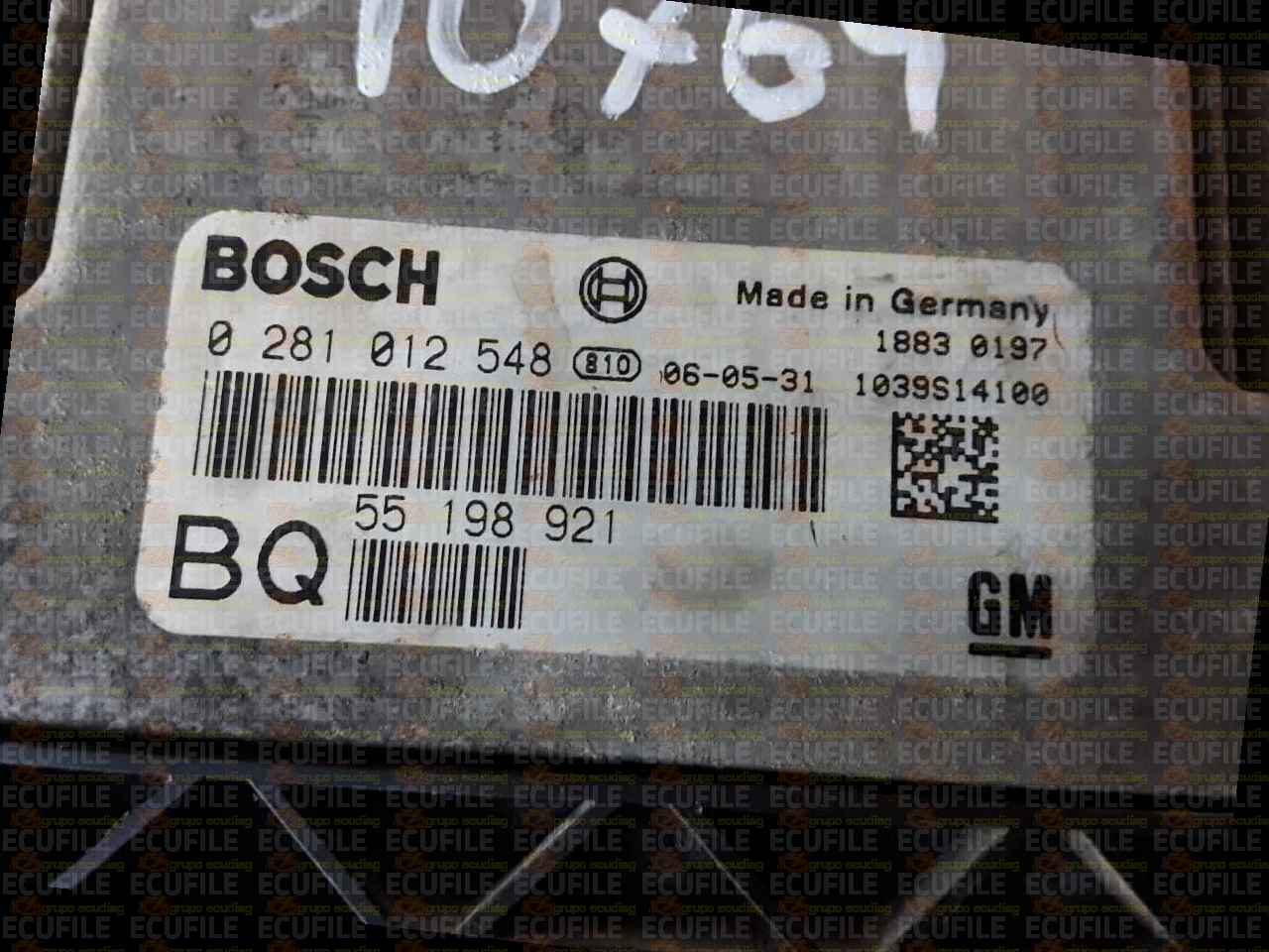 BOSCH EDC16C9-3.22 0281012548 OPEL VAUXHALL 55198921 BQ EEPROM 95160